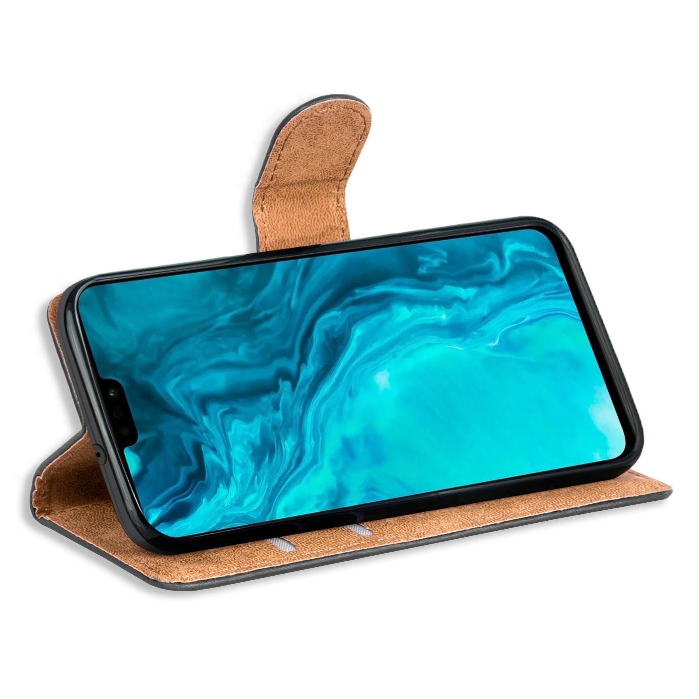 CoolGadget Handyhülle Wallet Klapp Tasche Book Case für Honor 9X Lite 6,5 Zoll, Hülle Klapphülle Flip Cover Etui Schutzhülle