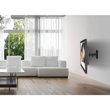 SpeaKa Professional TV-Wandhalterung 58.4 cm (23) - 107 cm TV-Wandhalterung, (Ausziehbar, Zusammenklappbar)