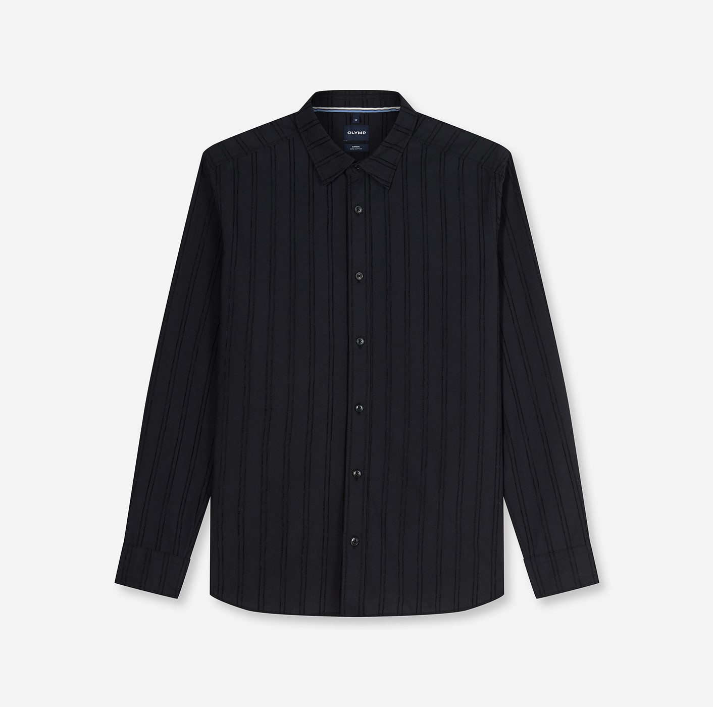 OLYMP Langarmhemd Casual regular fit, Kentkragen