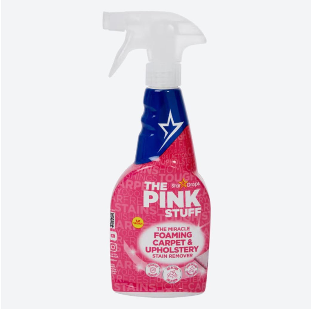 Pink Stuff Teppichreiniger 500 ml Textilreiniger-Schaum Teppichreiniger