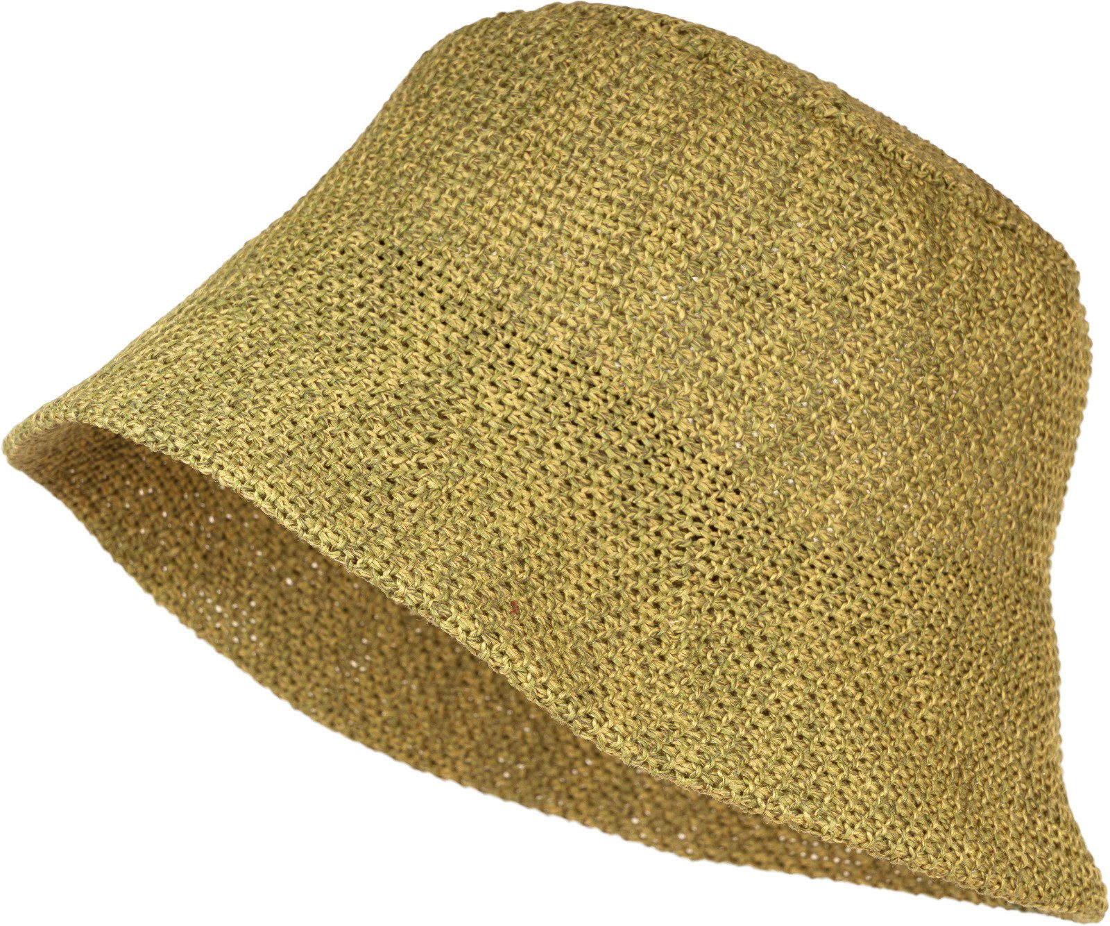 styleBREAKER Fischerhut Fischerhut aus Papierstroh - Knautschhut (1-St)