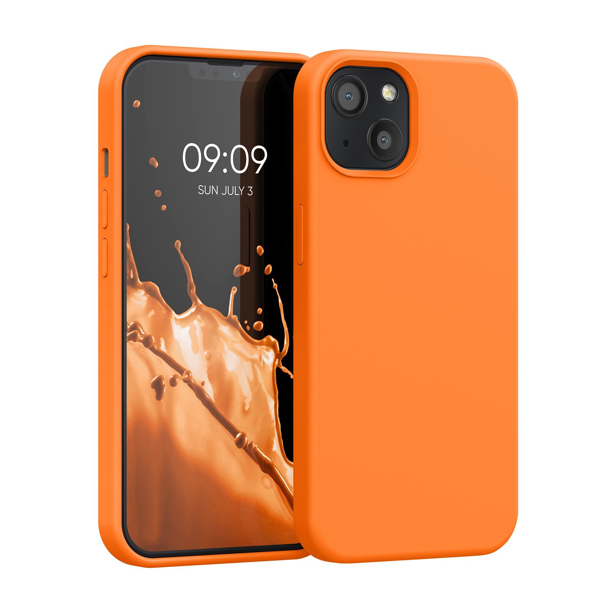 kwmobile Handyhülle Hülle für Apple iPhone 13, Hülle Silikon gummiert - Handyhülle - Handy Case Cover