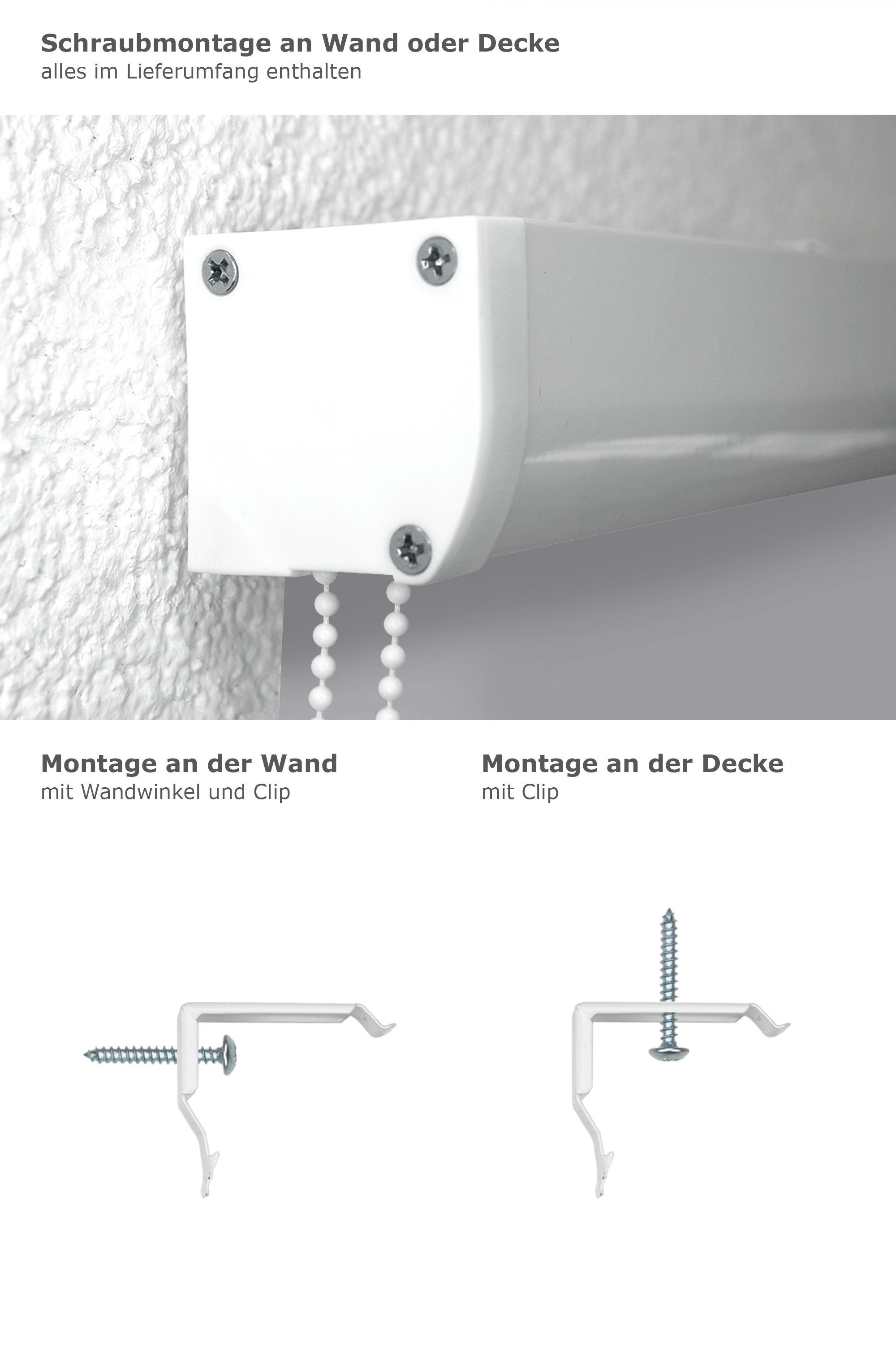Verdunklungsrollo Qualitätskassettenrollo Abdunkelung, LYSEL®, abdunkelnd, HxB 175x60cm – Bild 3 von 5