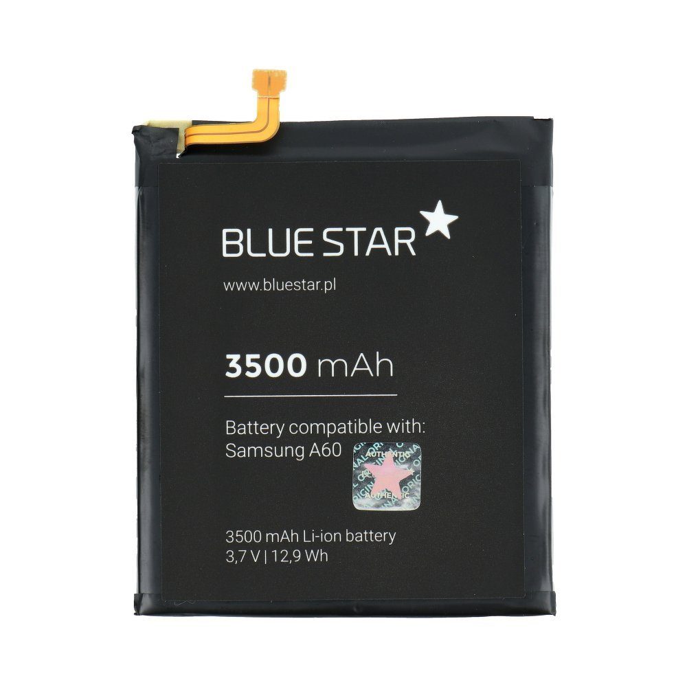 BlueStar Akku Ersatz kompatibel mit SAMSUNG GALAXY A60 (A606F) 3500mAh Li-lon Austausch Batterie Accu EB-BA606ABU Smartphone-Akku