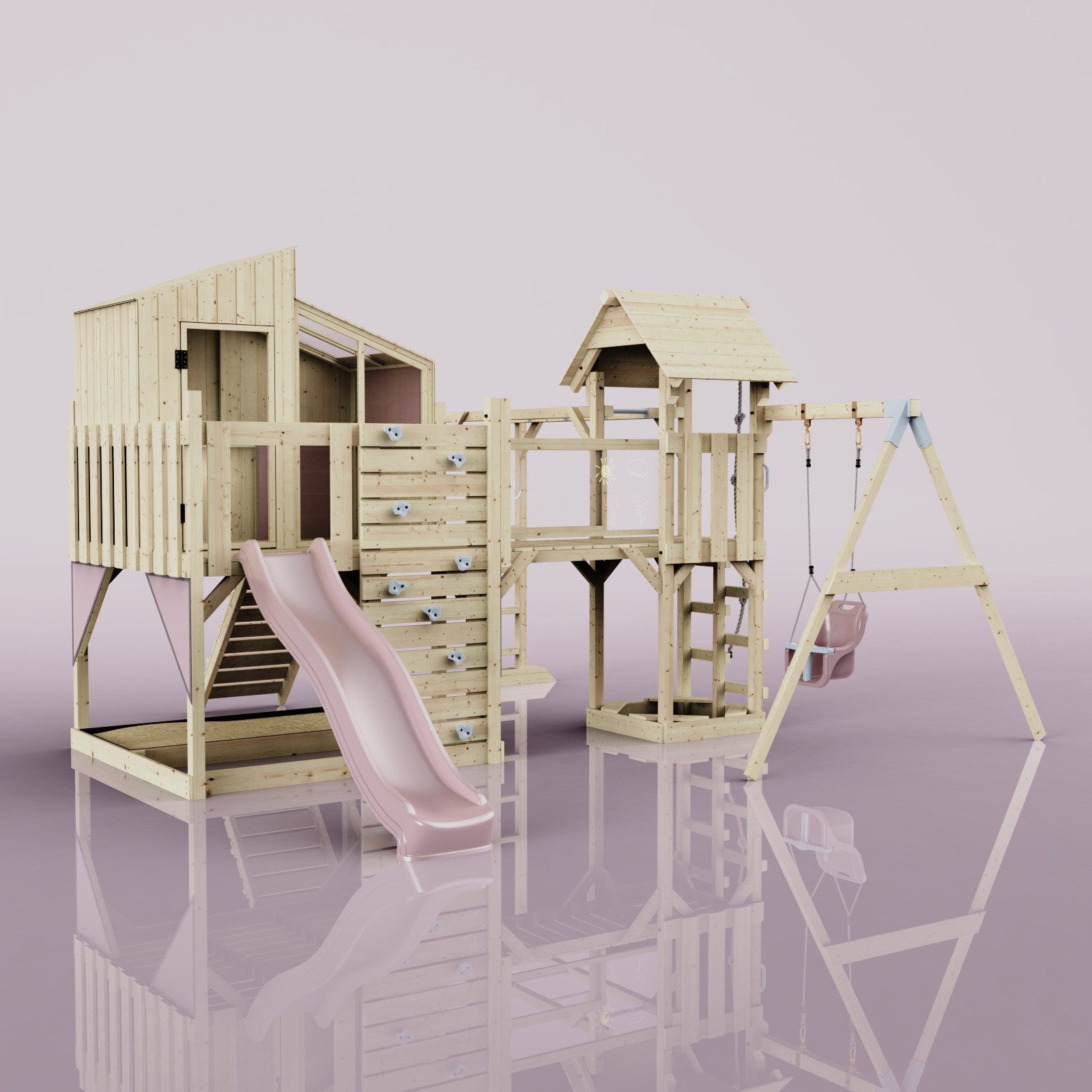 Altrosa Babyschaukel