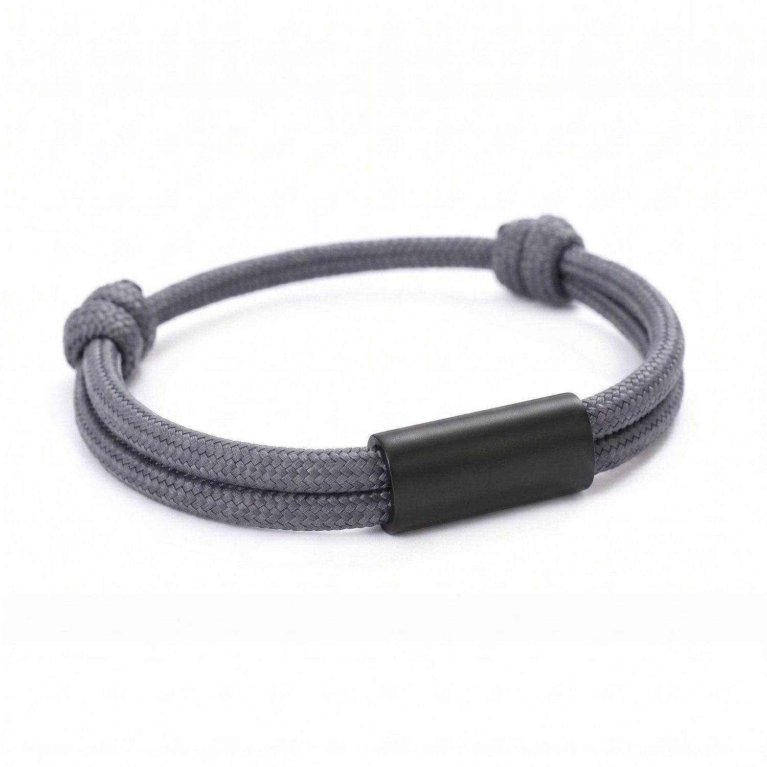 KARMA Armband Damen vers. Farben Textil Edelstahl verstellbar Armschmuck (1-tlg., Geschenk für Sie Textilarmband), Damenarmband modern Rosa Gold Schwarz Grün Silber