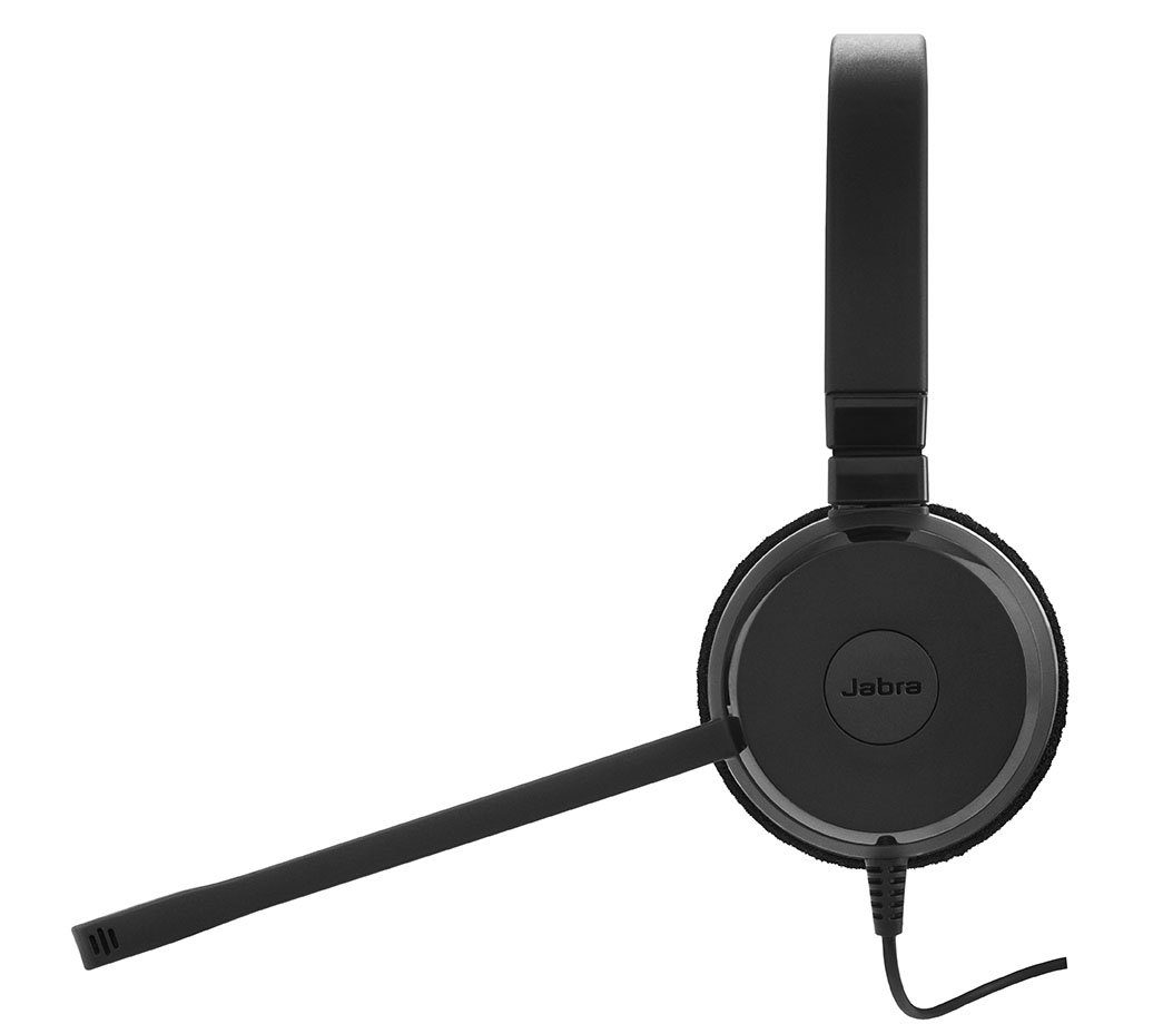 Evolve (Schnurgebunden 20 VoIP-Softphone, Stereo-Headset MS Jabra USB-A) Duo für