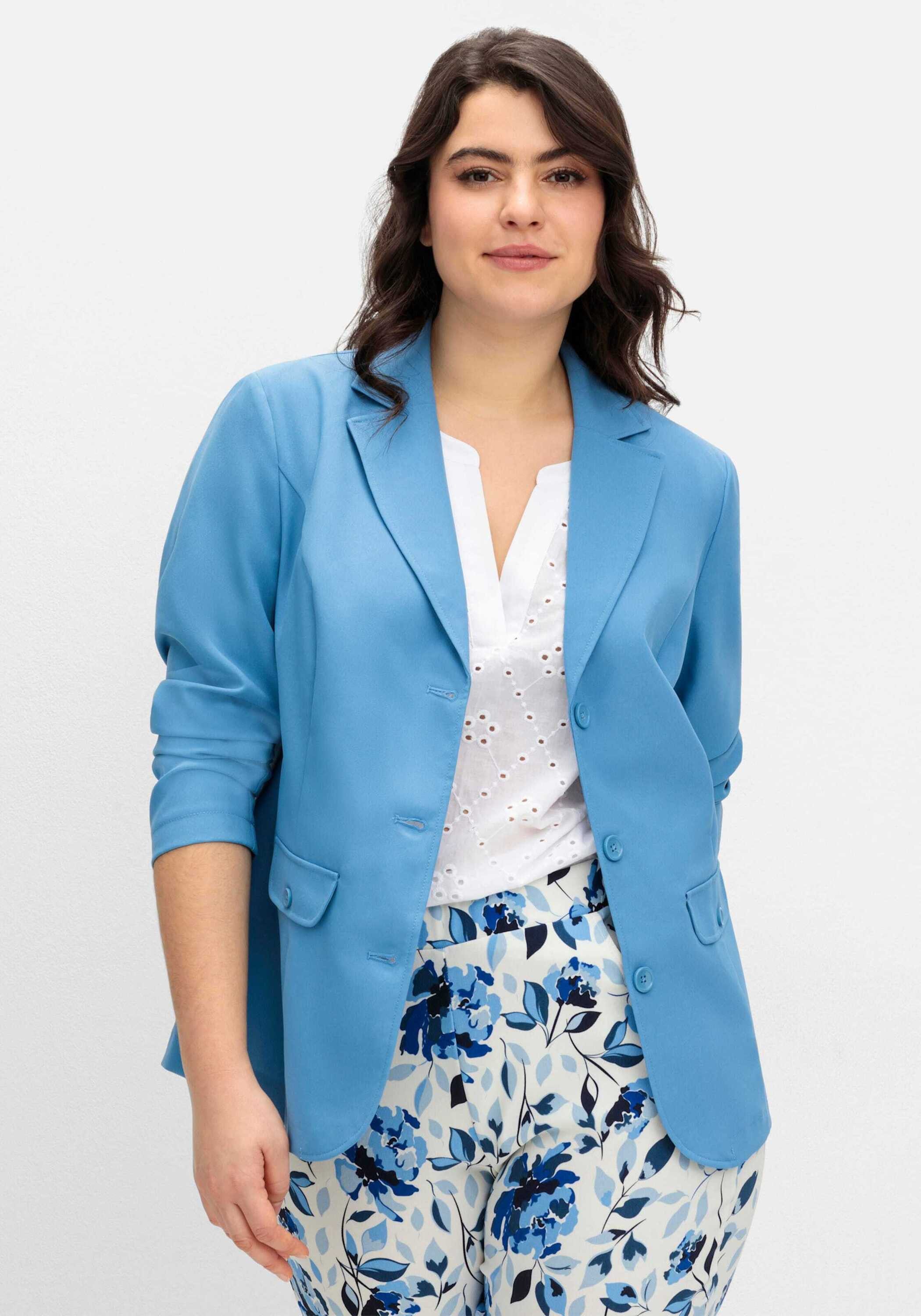 Sieh an! Blusenblazer Blazer Langarm