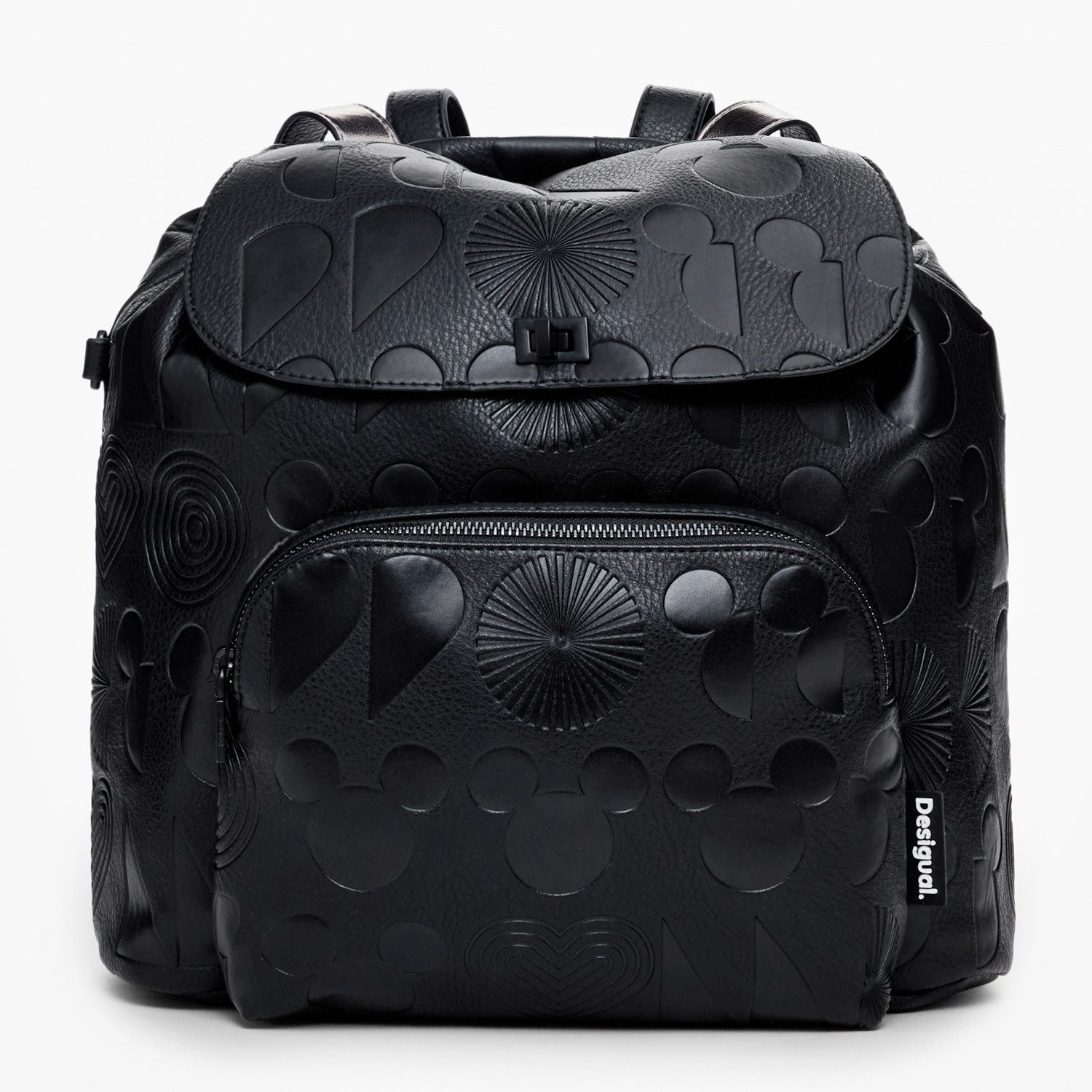 Desigual Umhängetasche Desigual Damen Rucksack All Mickey Krapina Black (1, 1-tlg., 1)
