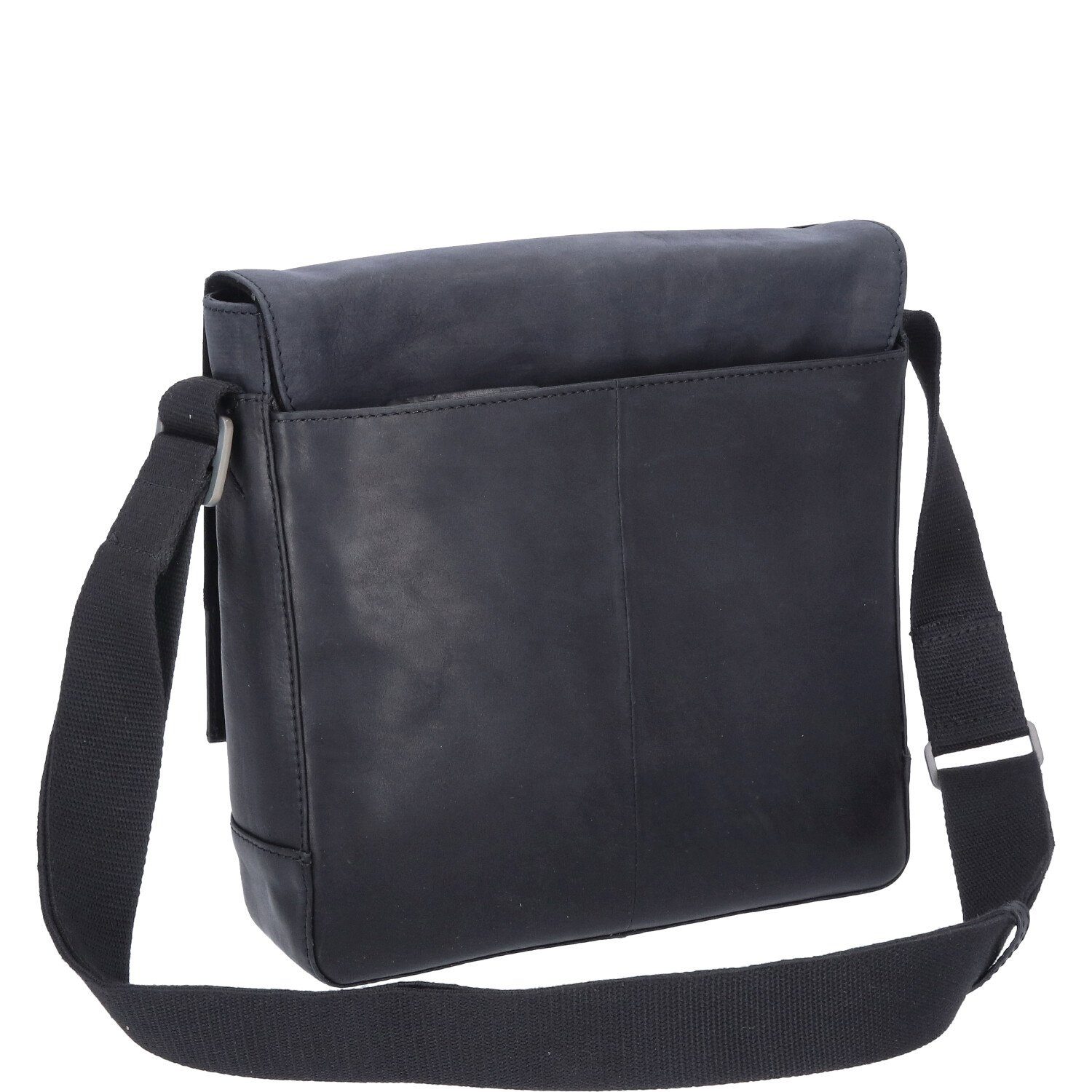 Strellson Umhängetasche Strellson Leder Umhängetasche Brick Lane Jeremy schwarz (1, 1-tlg., 1)