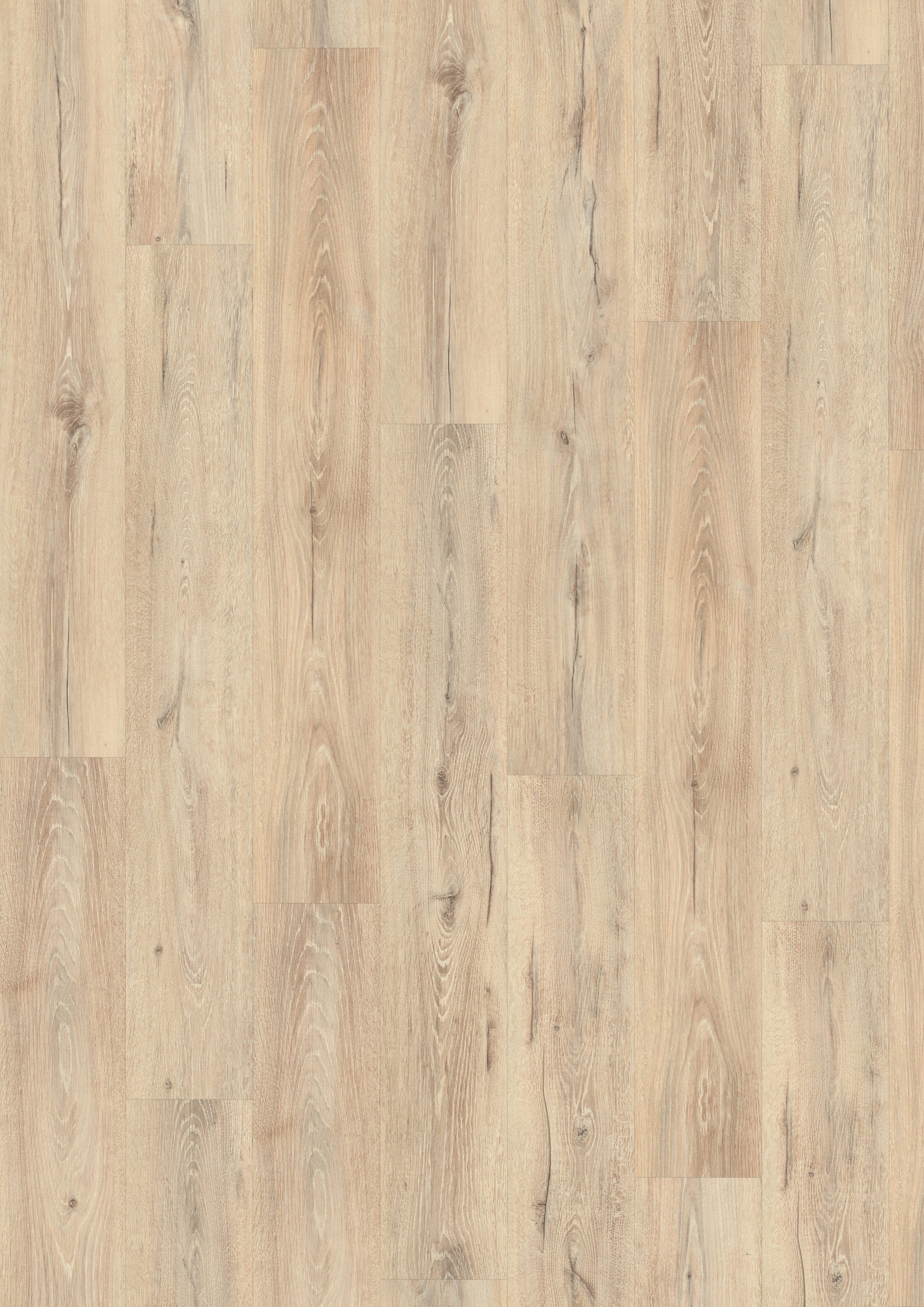 EGGER Vinylboden Aquadura EDF203 Panora Eiche beige (7,5mm; 1,995qm), Wasserbeständig, Holzbasierter elastischer Bodenbelag mit HDF Trägerplatte