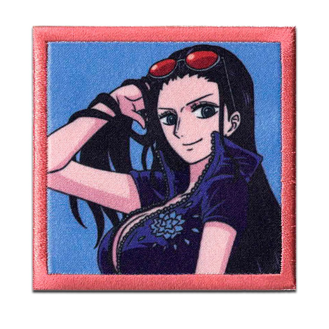 One Piece Aufnäher Bügelbild, Aufbügler, Applikationen, Patches, Flicken, zum aufbügeln, Polyester, Comercial Mercera One Piece Boa Hancock - Größe: 6,6 x 4,9 cm