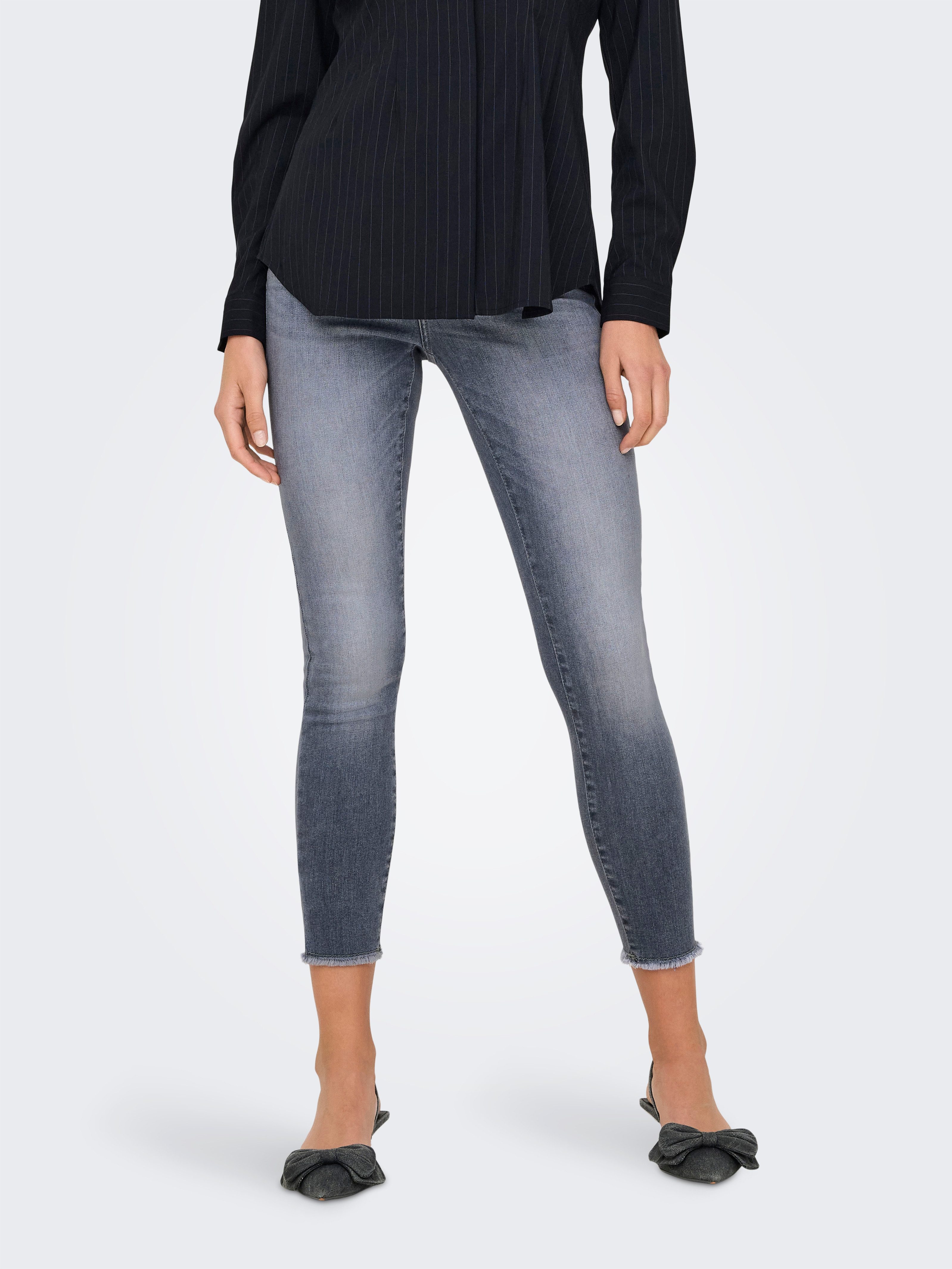 Skinny-fit-Jeans ONLBLUSH MID SKIN ANK RW DNM TAI270 NOOS