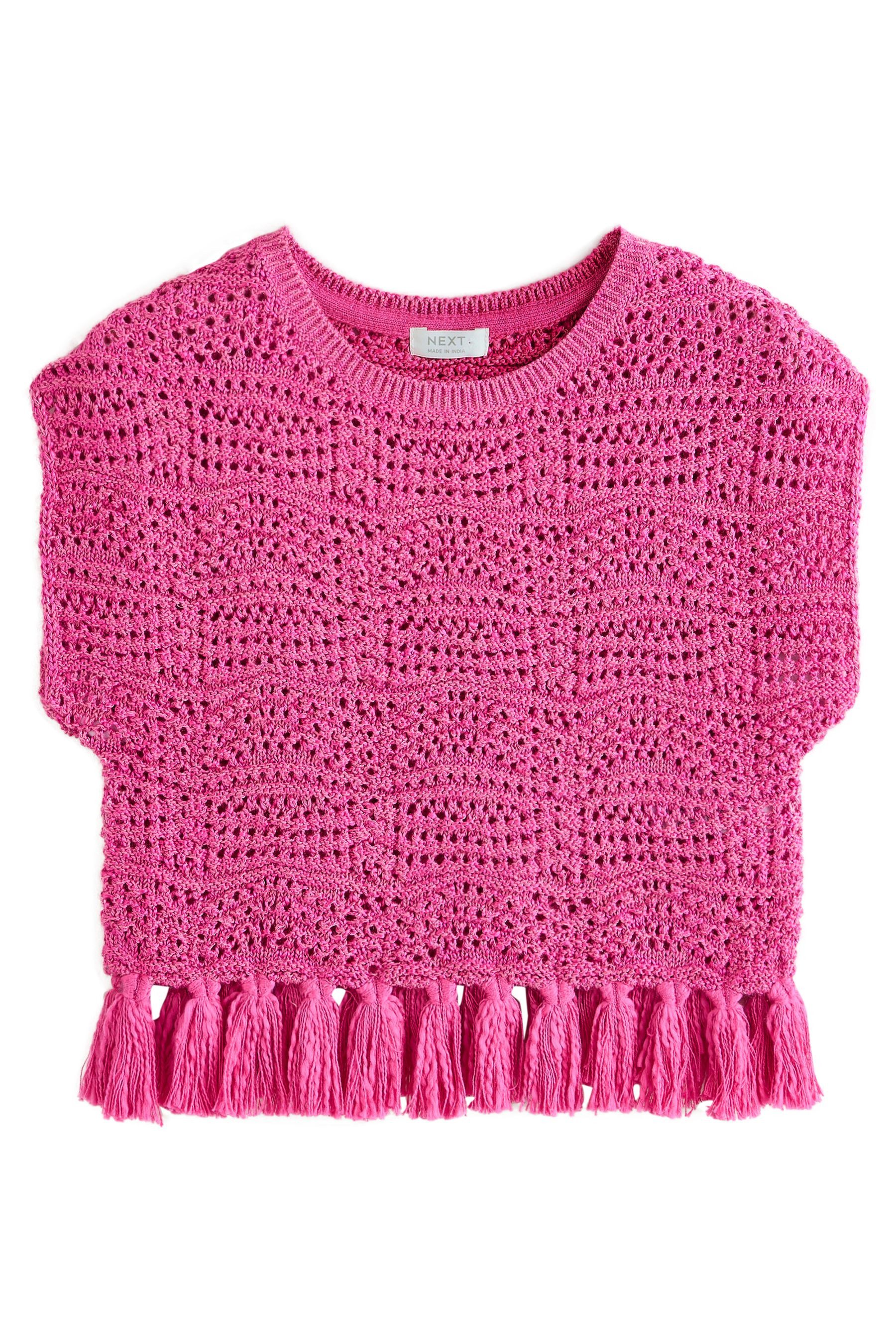 Next Вязаные свитера Strickoberteil mit Quasten (1-tlg)