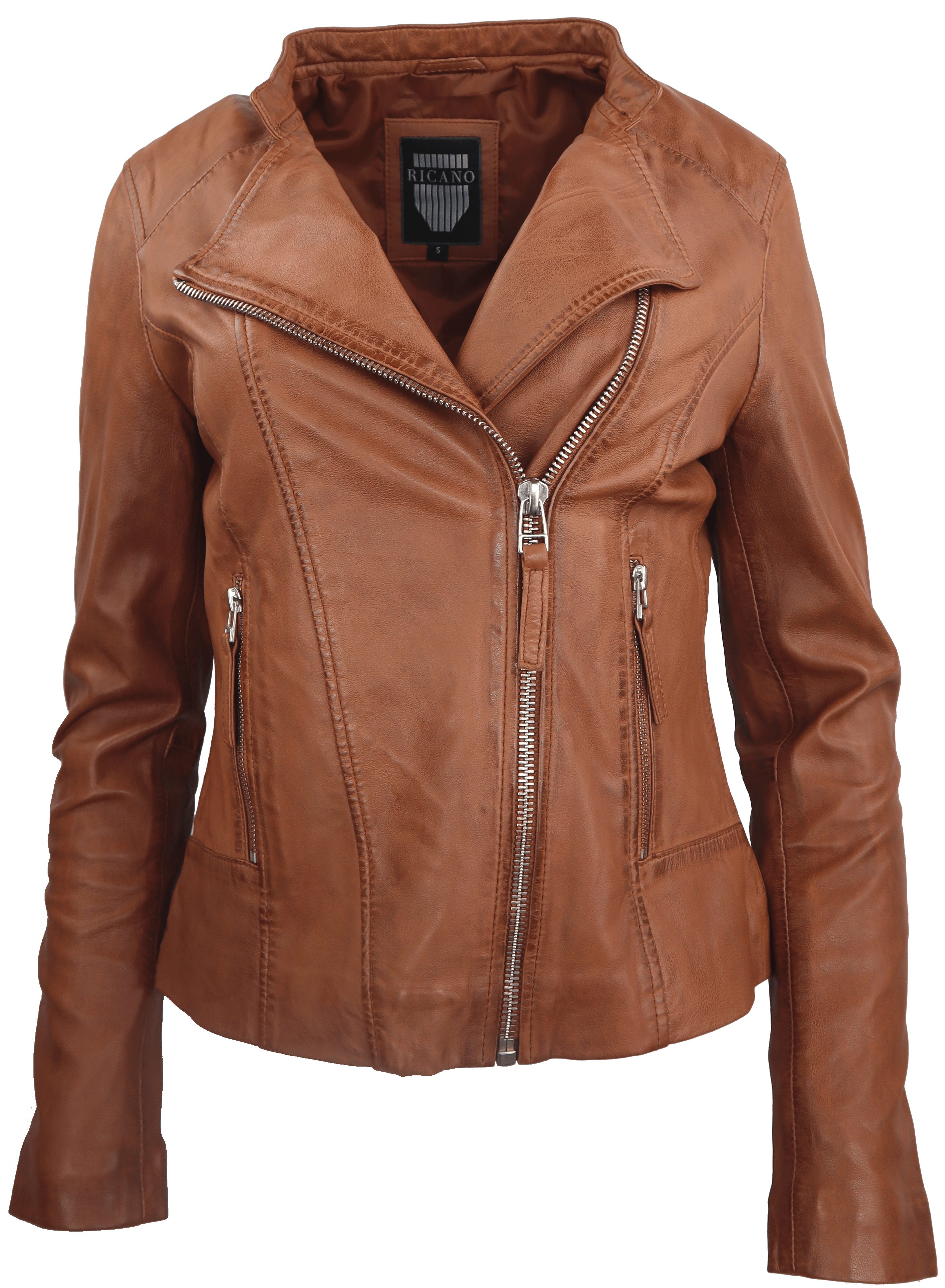 RICANO Lederjacke Rylee Hochwertiges Lammleder günstig online kaufen