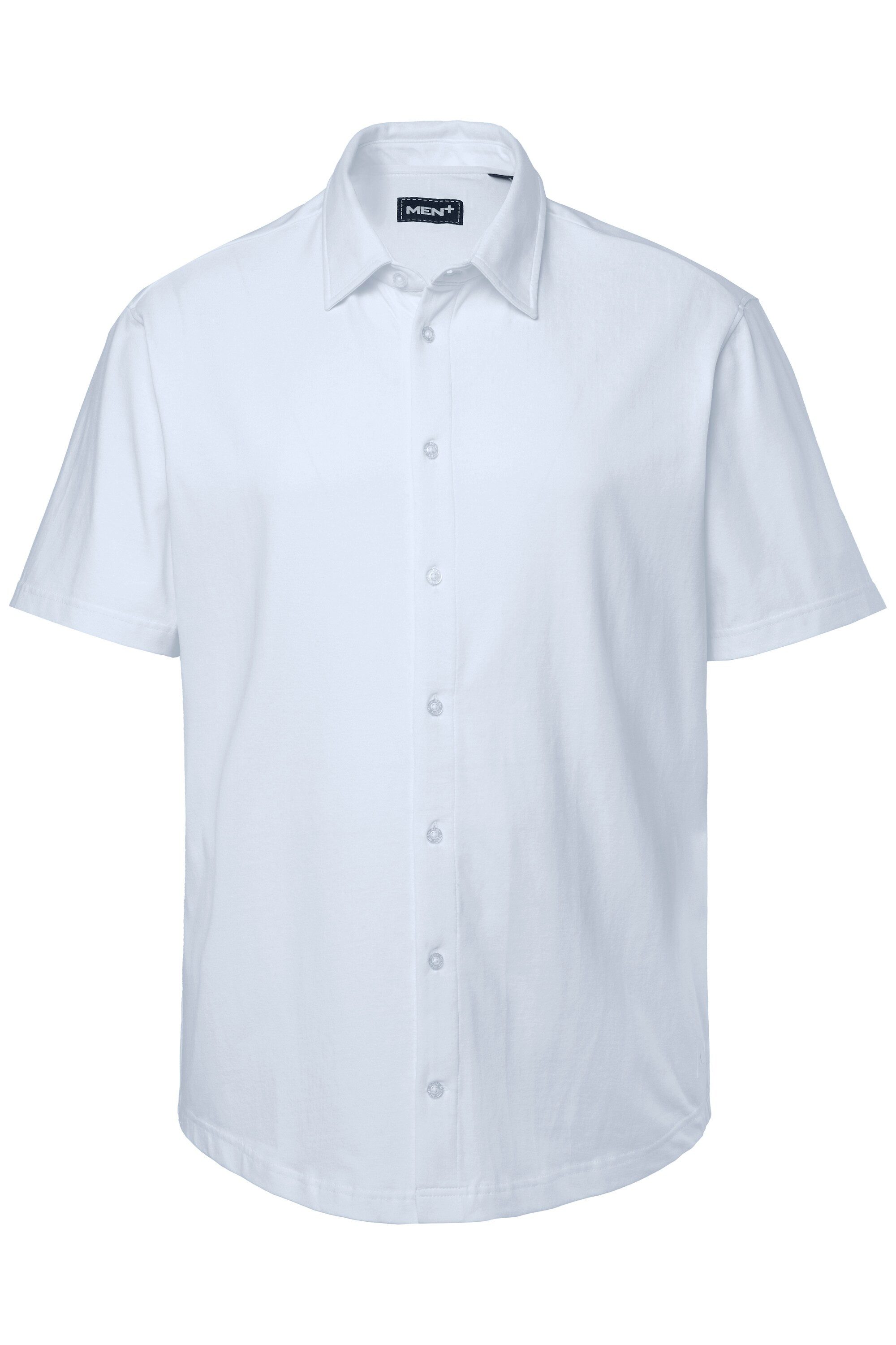 Men Plus Kurzarmhemd Men+ Business-Jerseyhemd FLEXLASTIC® günstig online kaufen