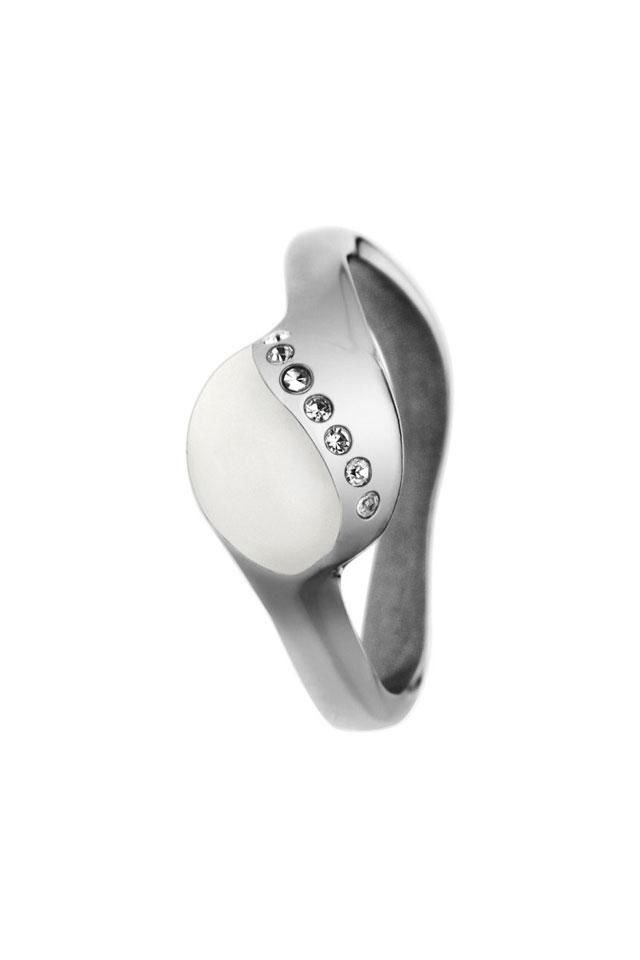 SKAGEN Fingerring Skagen Damenring RING ST. WHITE Gr.51 JRSW021S6