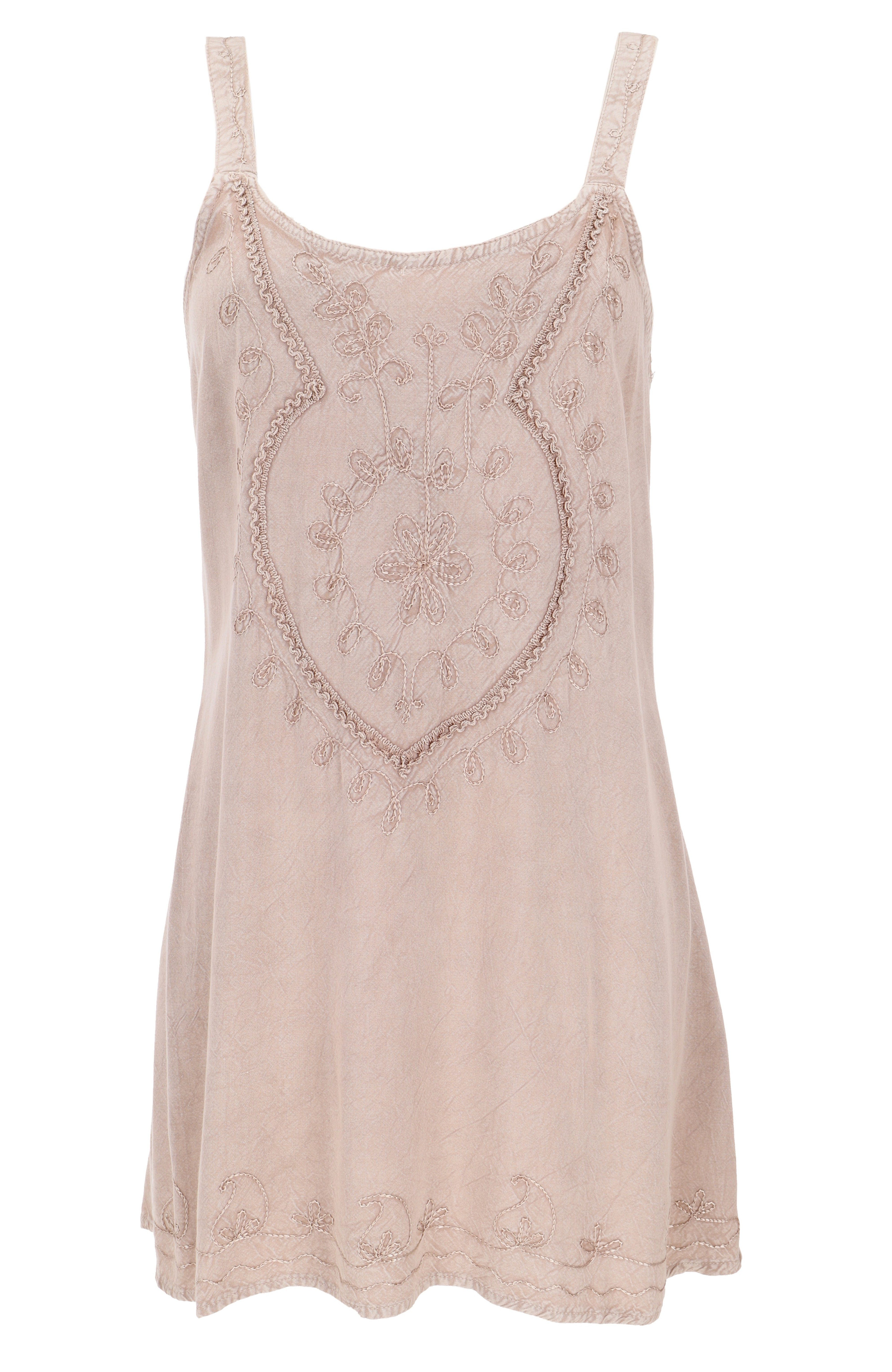 Guru-Shop T-Shirt Besticktes indisches Top Boho chic - beige Festival, Ethn günstig online kaufen