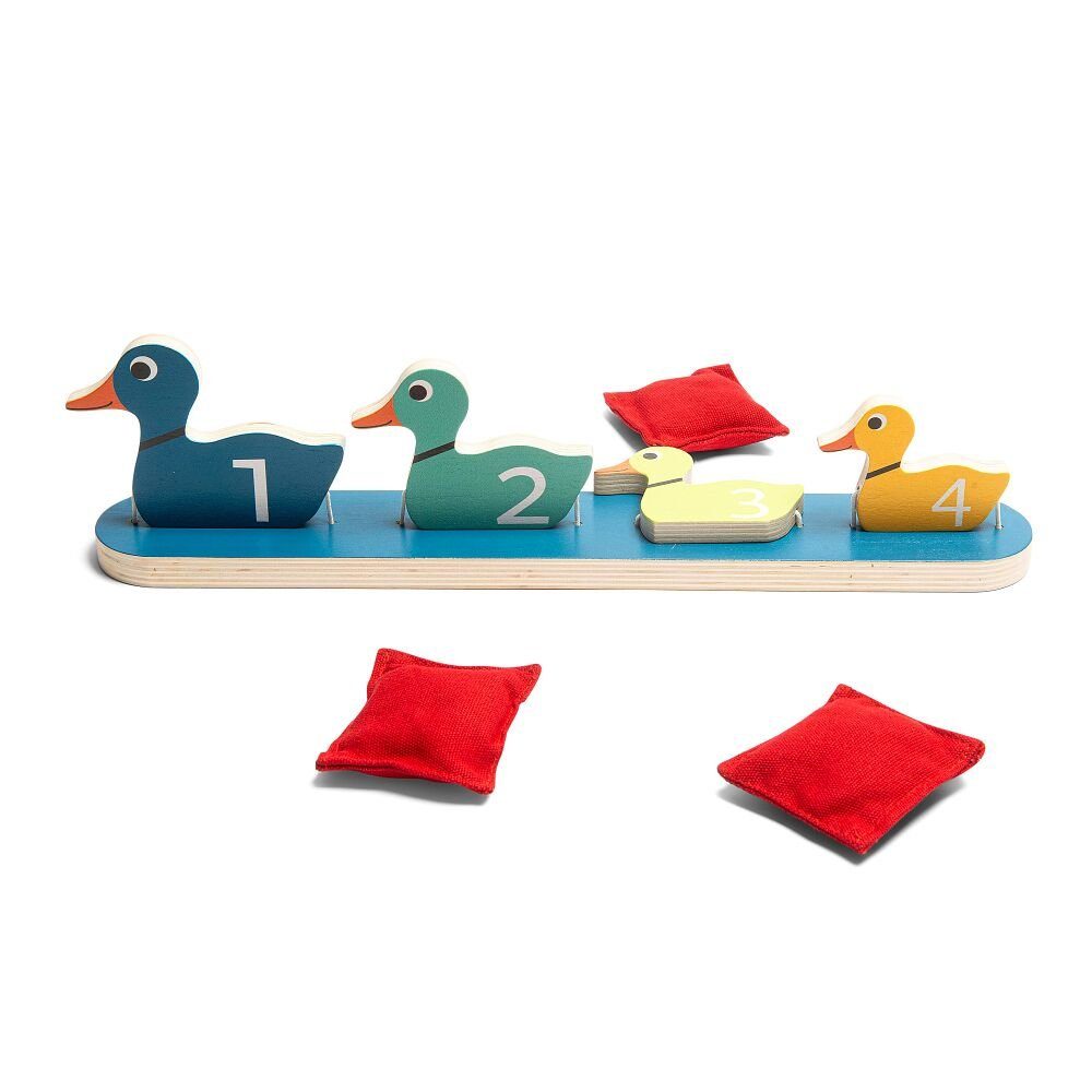 BS Toys Spiel, Wurfspiel Ducks in a row, Beliebtes Jahrmarktspiel