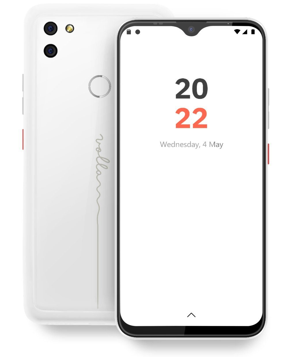 Volla Volla Phone 22 Smartphone (6,3 Zoll, 128 GB Speicherplatz, 48 MP Kamera, Austauschbare Batterie) weiß