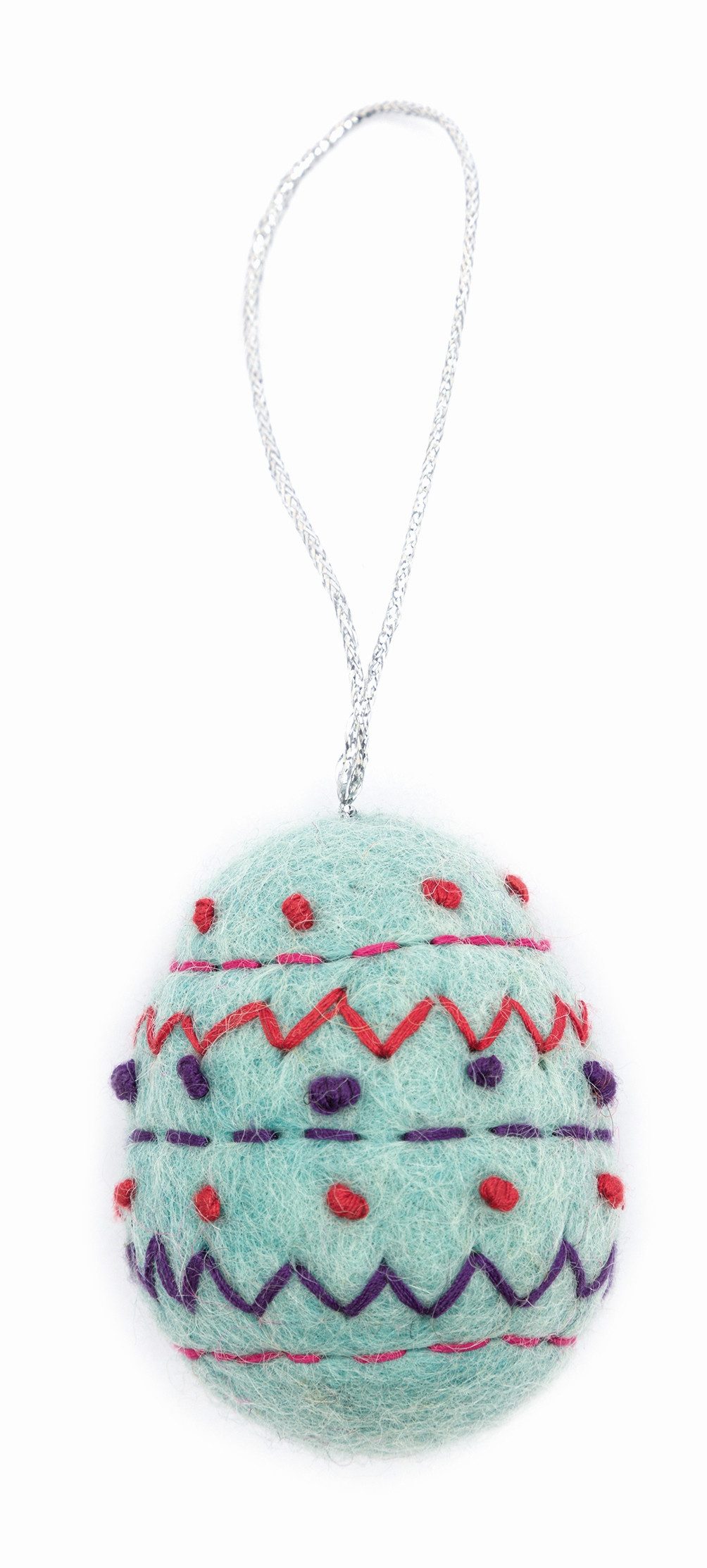El Puente Osterei Deko-Anhänger "Osterei", Handmade, Fair Trade