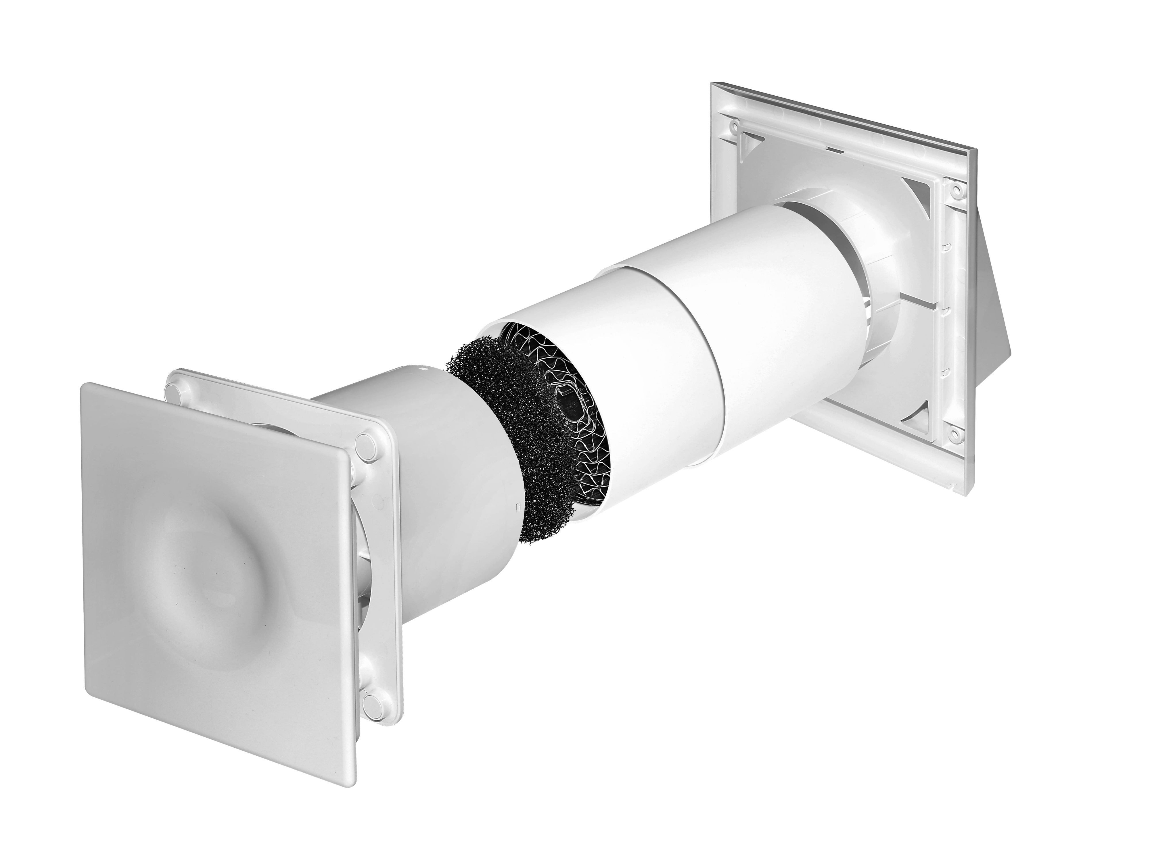 Awenta Ventilatorkombigerät Lüftungsanlage HRV100P mit Fernbedienung