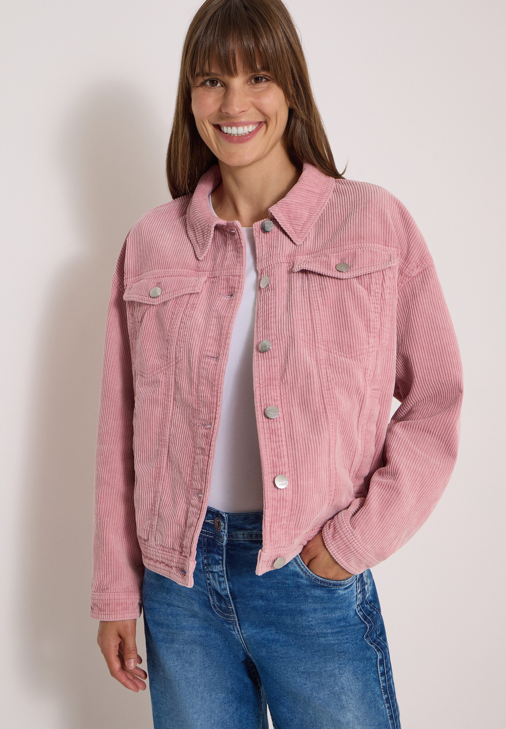 CECIL Cordjacke aus reiner Baumwolle