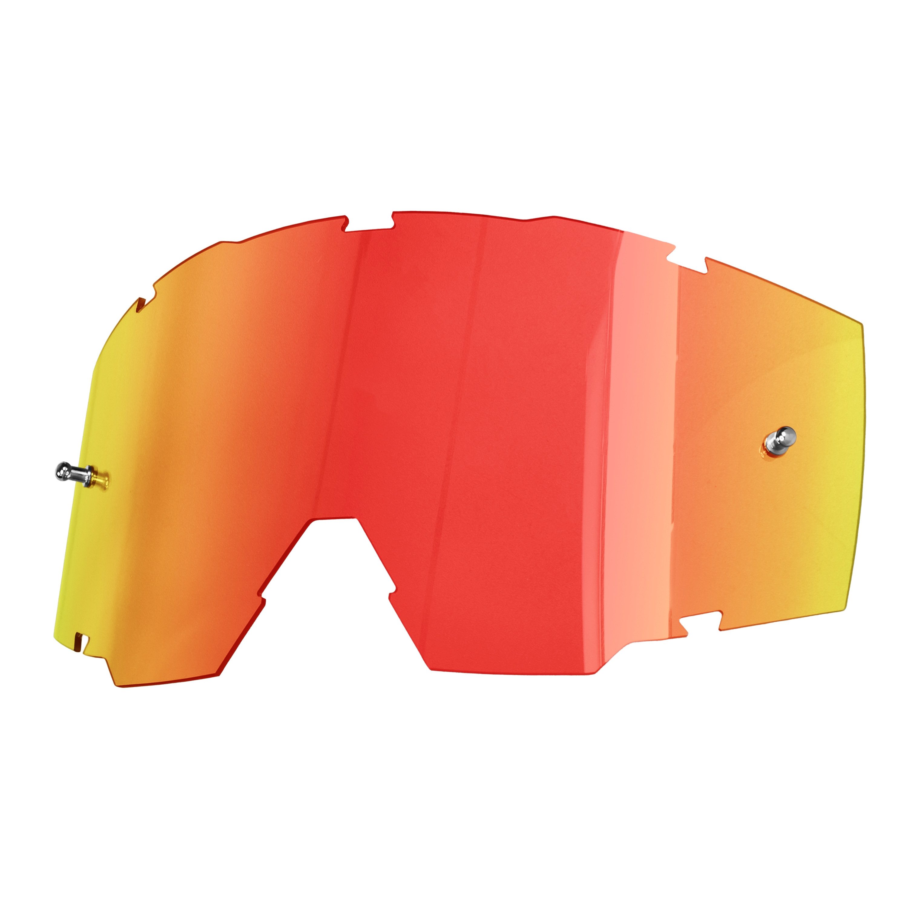 SCHNORR Sportbrille Schnorr MX Neo Ersatzglas Rot (S2), Full REVO, Polycarbonat, UV400, (1-St), Full REVO-Beschichtung Rot (S2)