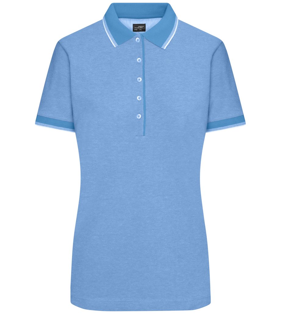 Poloshirt Doppelpack Damen Polo in trendiger bicolor-Optik Ladies' Polo JN703