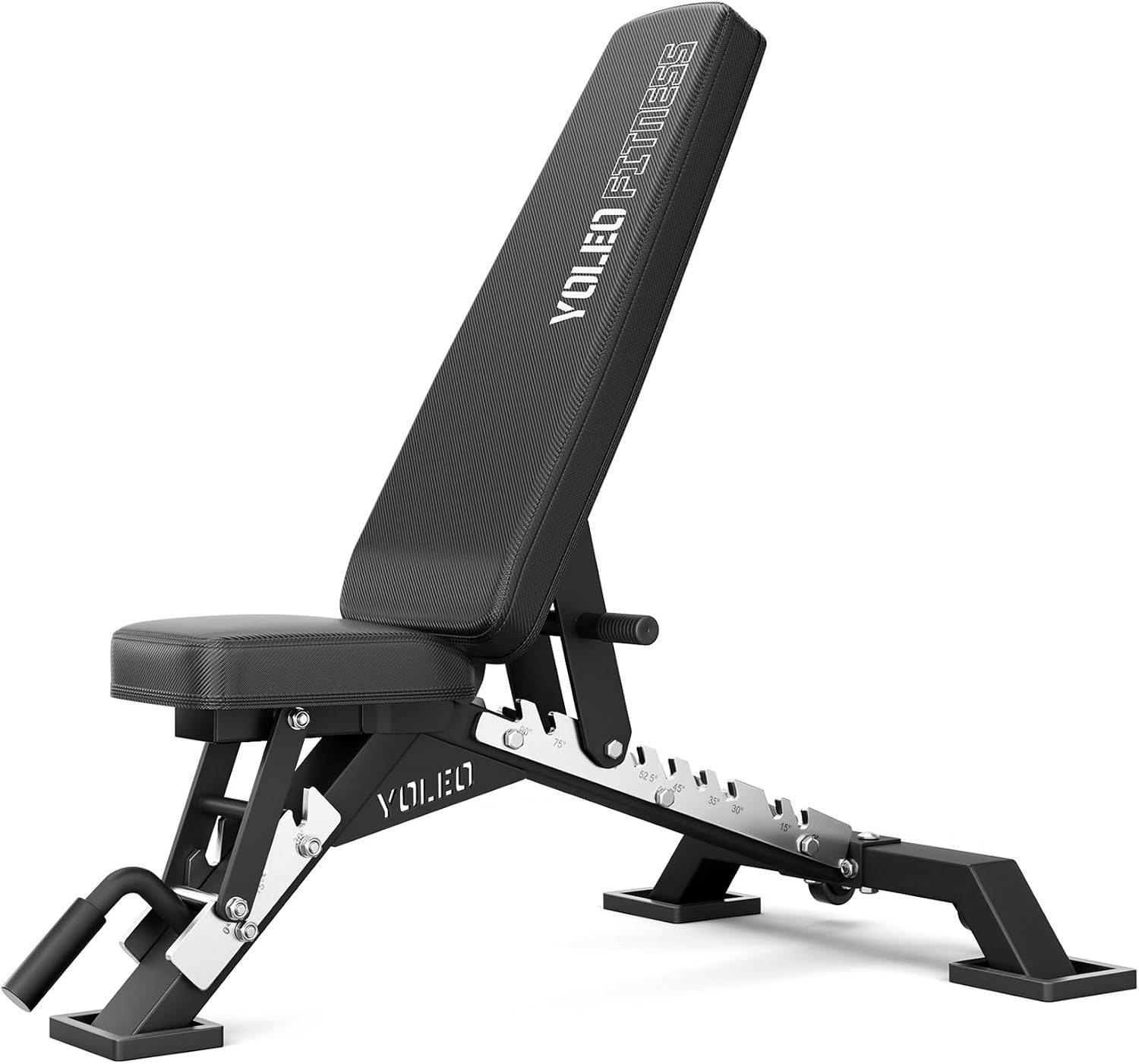 Dripex Hantelbank Hantelbank Verstellbar bis 1050KG, ENISO-zertifizierte Fitnessbank, für Home Gym, Schrägbank, Flachbank und Negativbank …