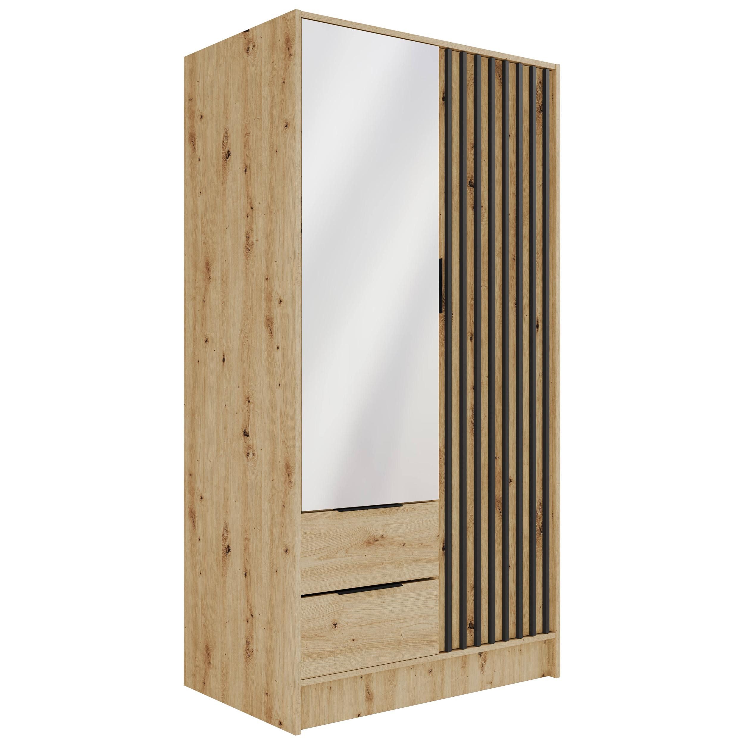 ALTDECOR Drehtürenschrank NELIA (Kleiderschrank Garderobenschrank mit günstig online kaufen