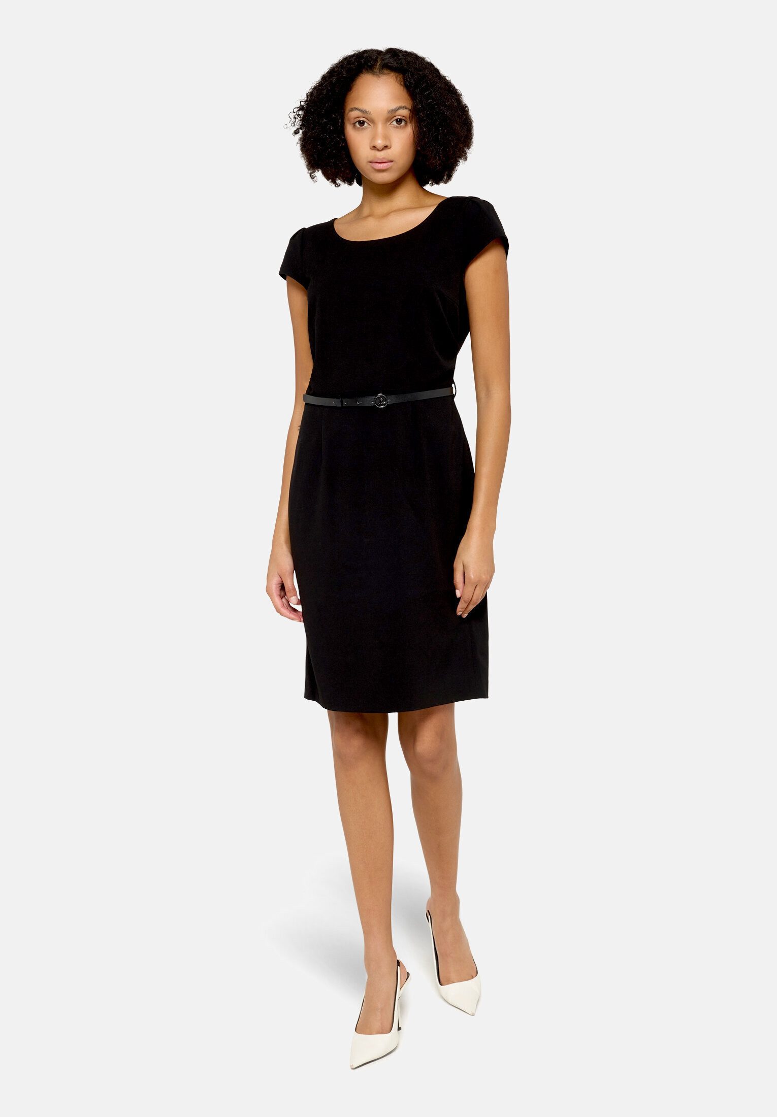 Betty&Co Etuikleid Damen mit Gürtel Gürtel