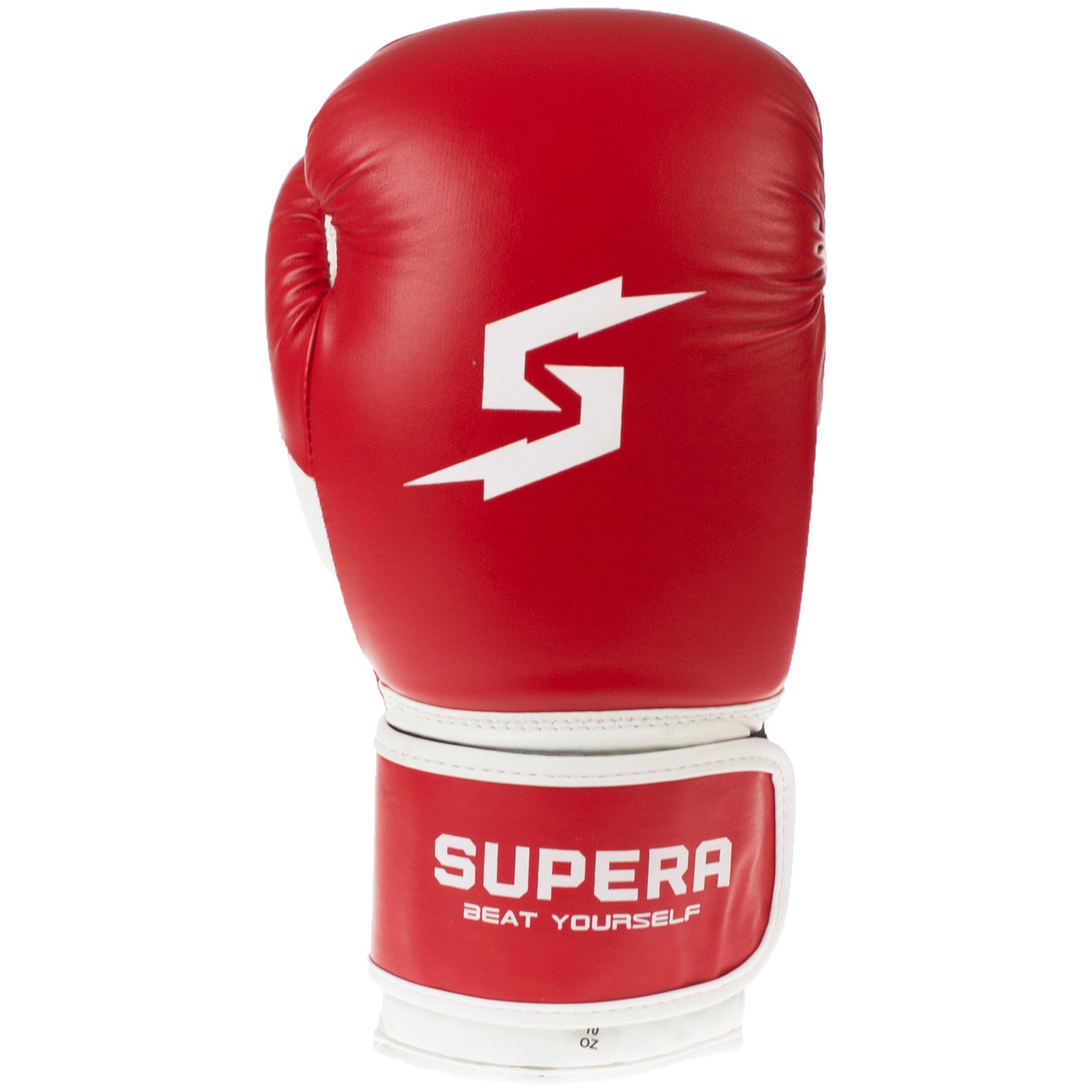 SUPERA Boxhandschuhe und Frauen Männer - Handschuhe rot Kickboxen MMA Box Boxen (Paar), für