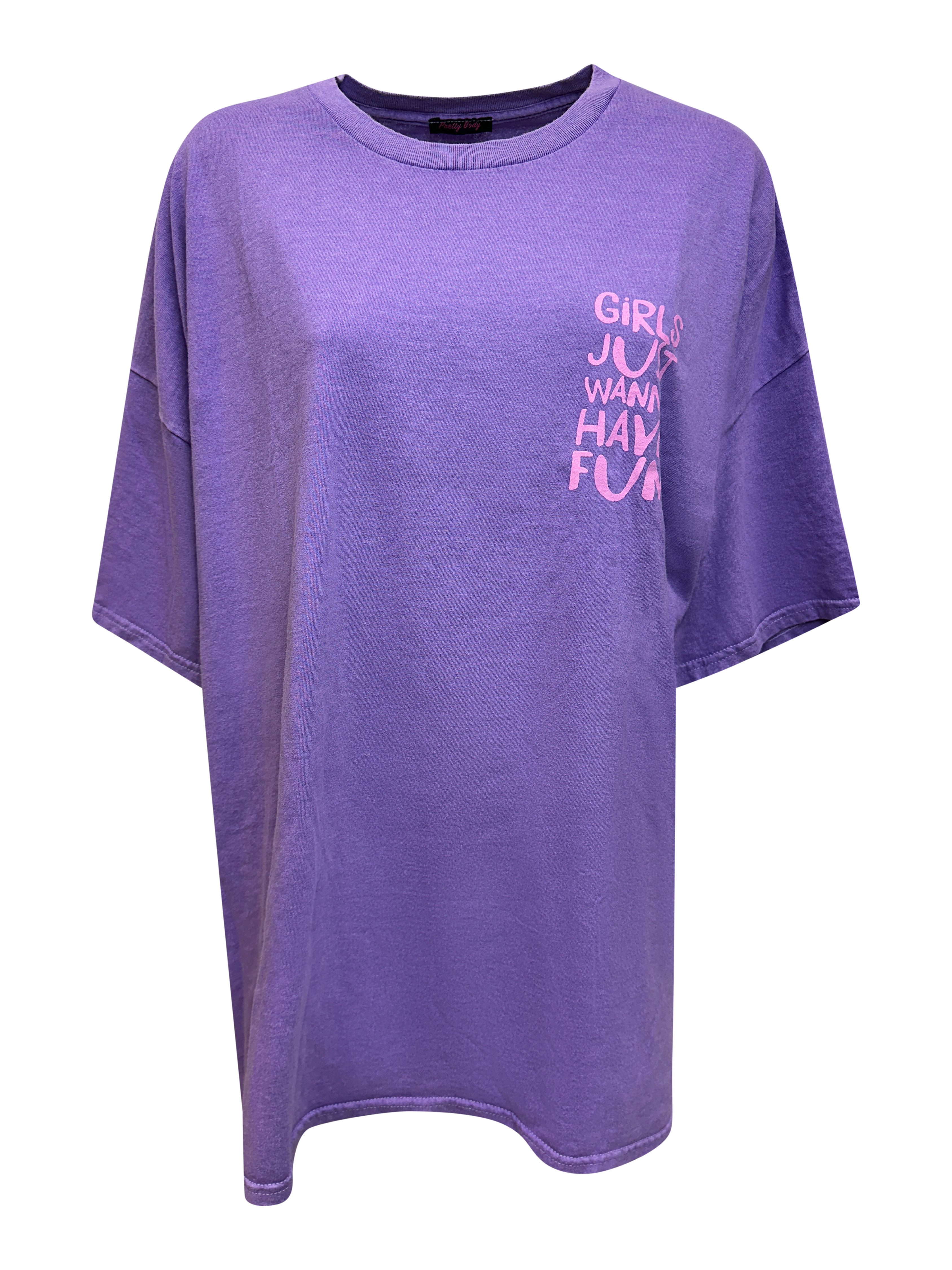 Worldclassca T-Shirt Worldclassca Oversized Girls Print günstig online kaufen