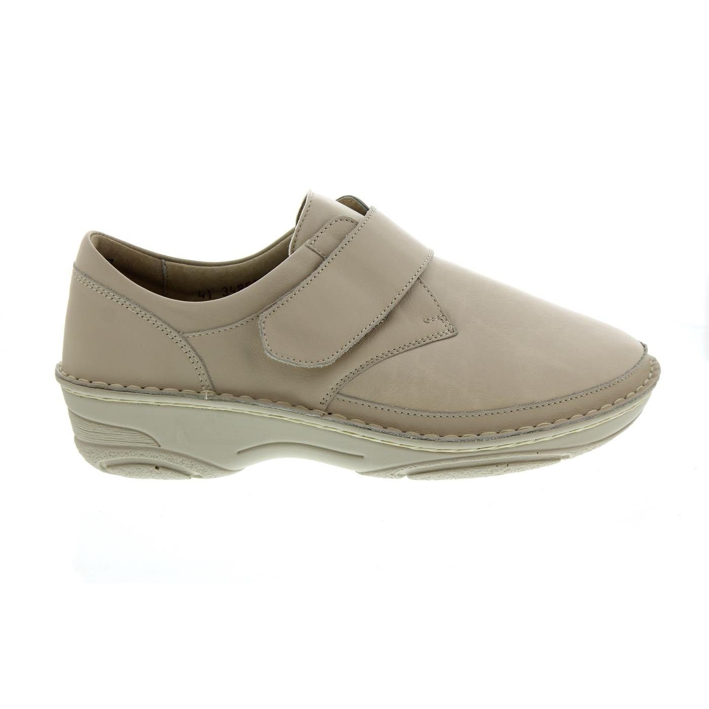 BERKEMANN Denise, Leder/Stretch, beige, Klettverschluss, 3485-737 Klettschuh