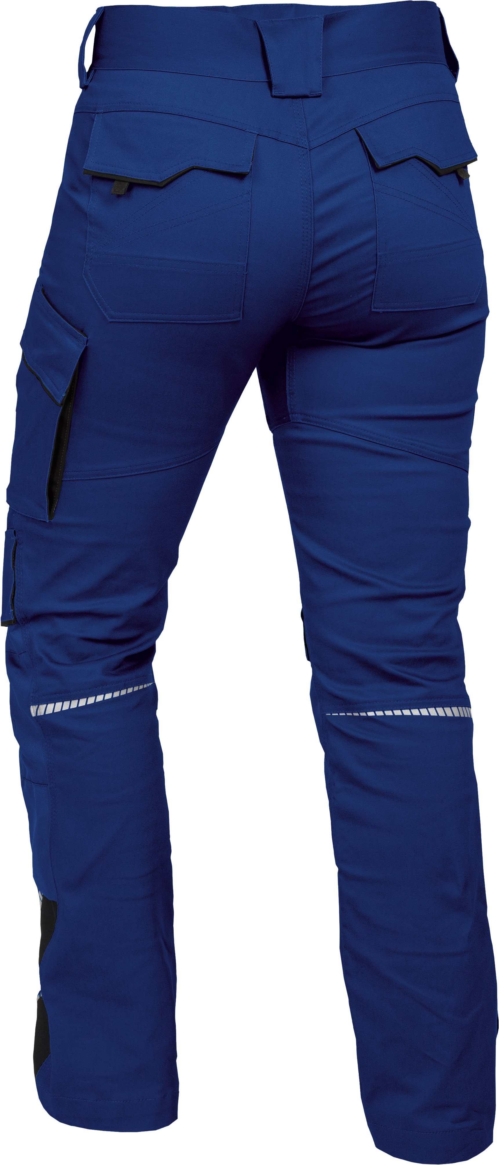 Leibwächter Arbeitshose Damen Flex-line Arbeitshose mit Reflektoren und femininer Passform (Ergonomische Passform mit Reflektoren, Funktionshose für Handwerk, Lager und Montage) Cargohose mit 290 g/m²