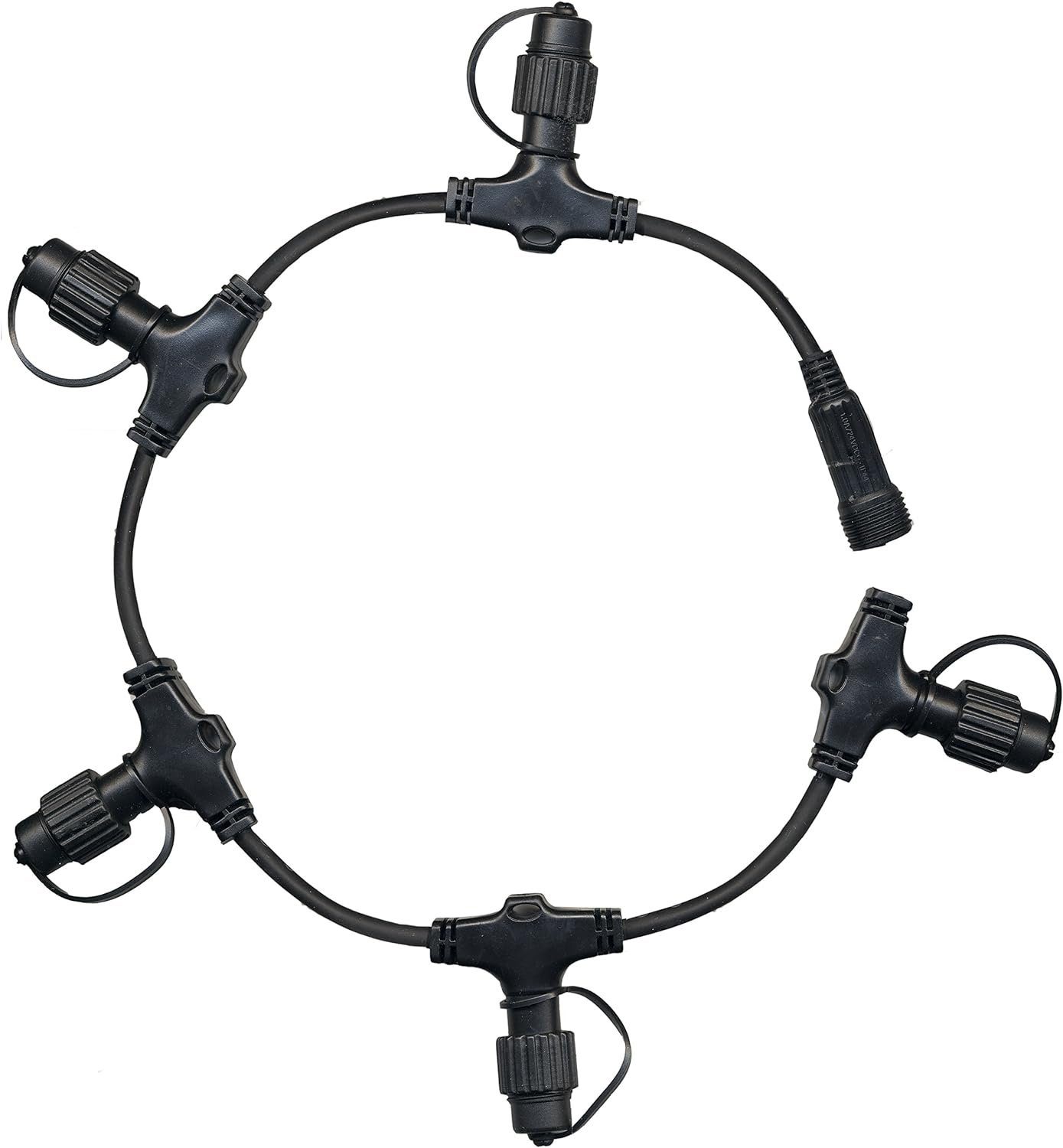 STAR TRADING LED Dekolicht System 24, Verteiler,EXTRA', System 24, Zubehör, outdoor, 5 Verbindungsstellen