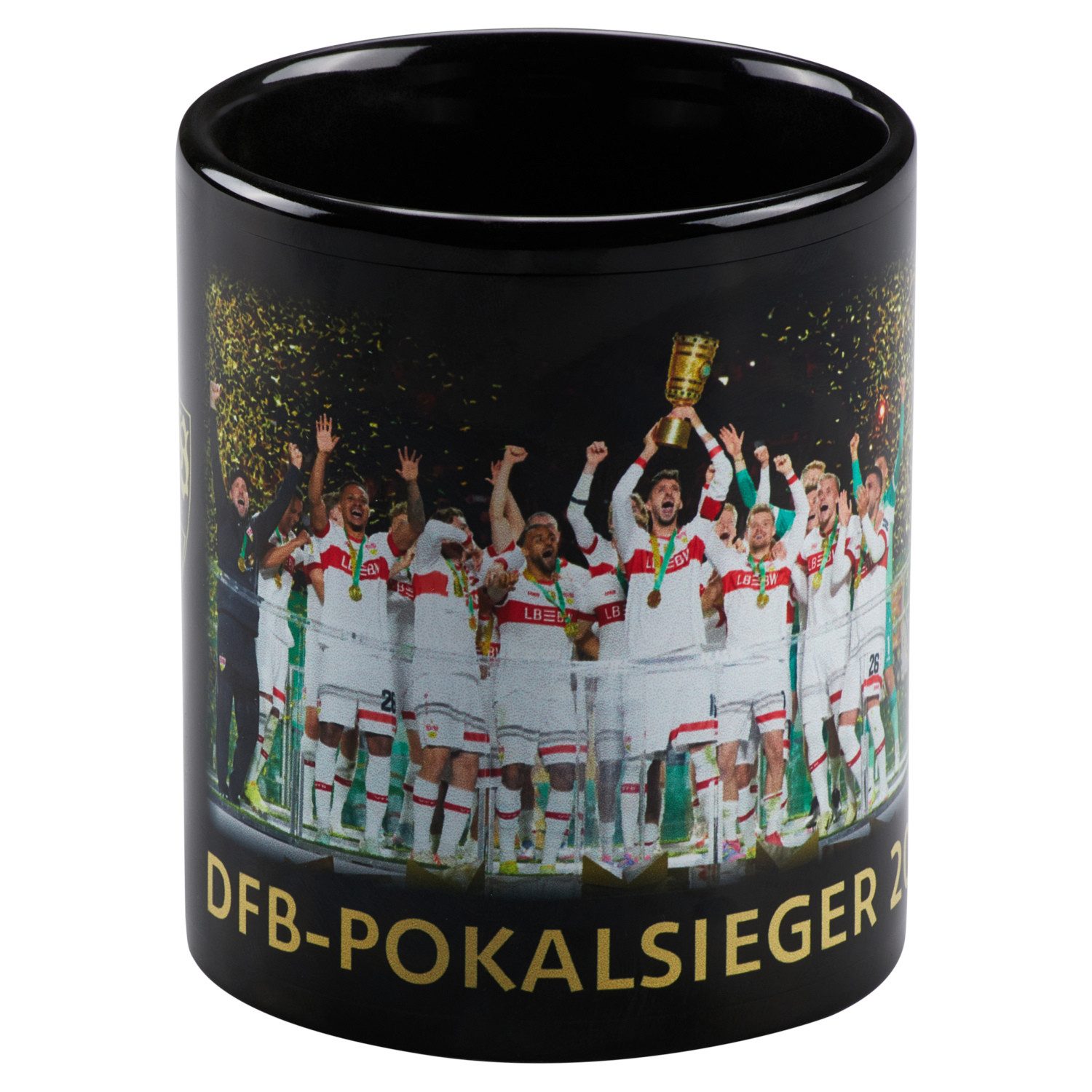 VfB Stuttgart Tasse VfB Stuttgart Tasse Pokalsieger 2025 Mannschaft & Pokal, Keramik