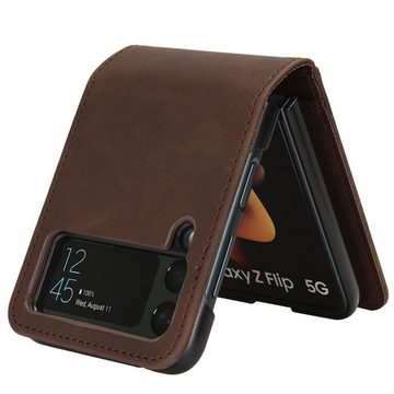 König Design Handyhülle Samsung Galaxy Z Flip4 5G, Schutzhülle Schutztasche Case Cover Etuis Wallet Klapptasche Bookstyle