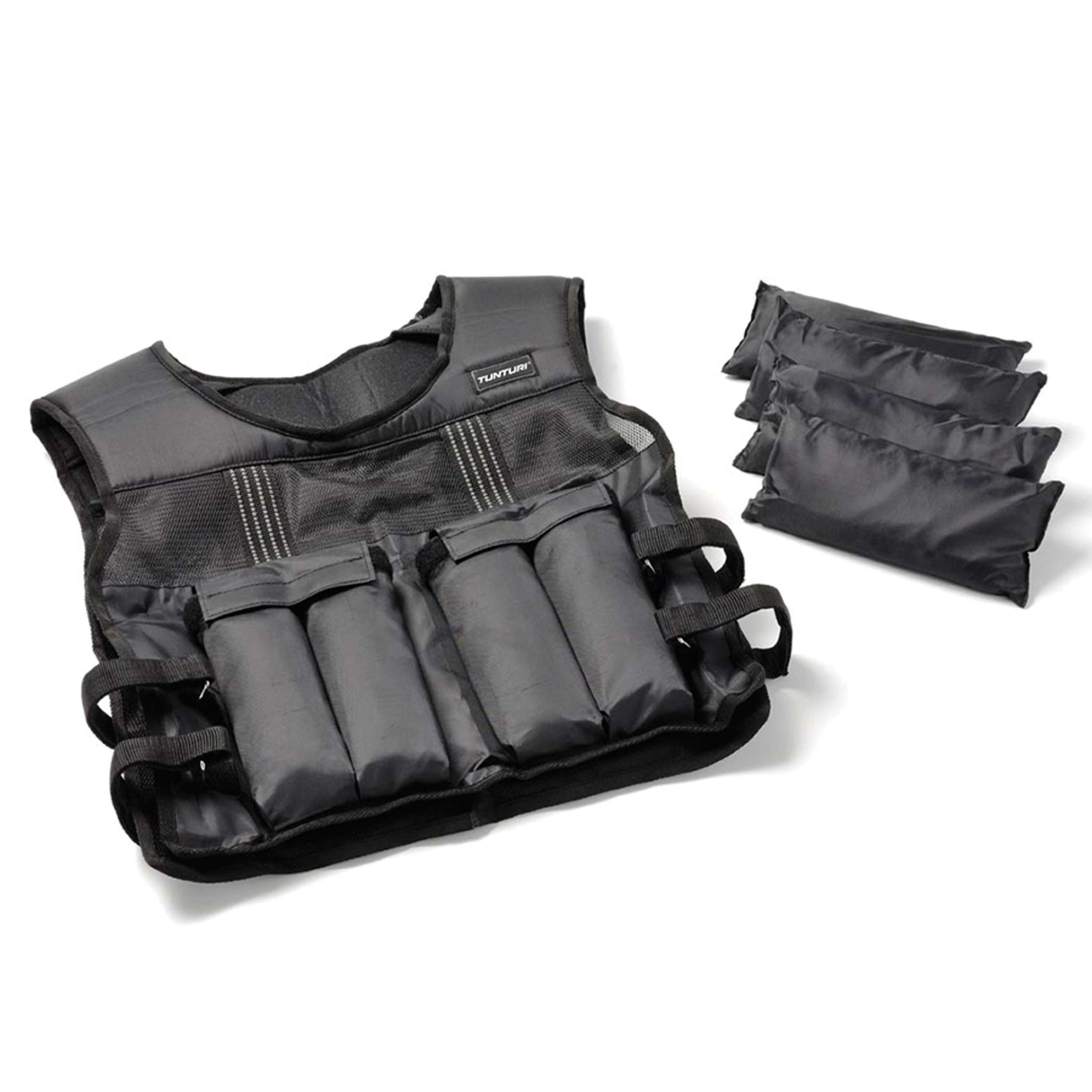 Tunturi Gewichtsweste Gewichtsweste für Sport - 1,25-25 kg Gewichte bis zu 10 kg - Unisex We