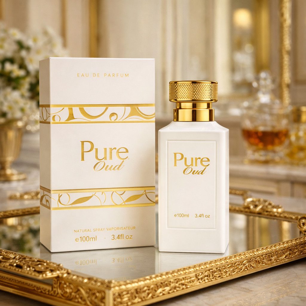 Fine Perfumery London Eau de Parfum Pure Oud Classic & Intense Unisex, Rosmarin, Cistus, Zedernholz 100 ml, 1-tlg., Hergestellt in England, Orientalisch Holzig Duft