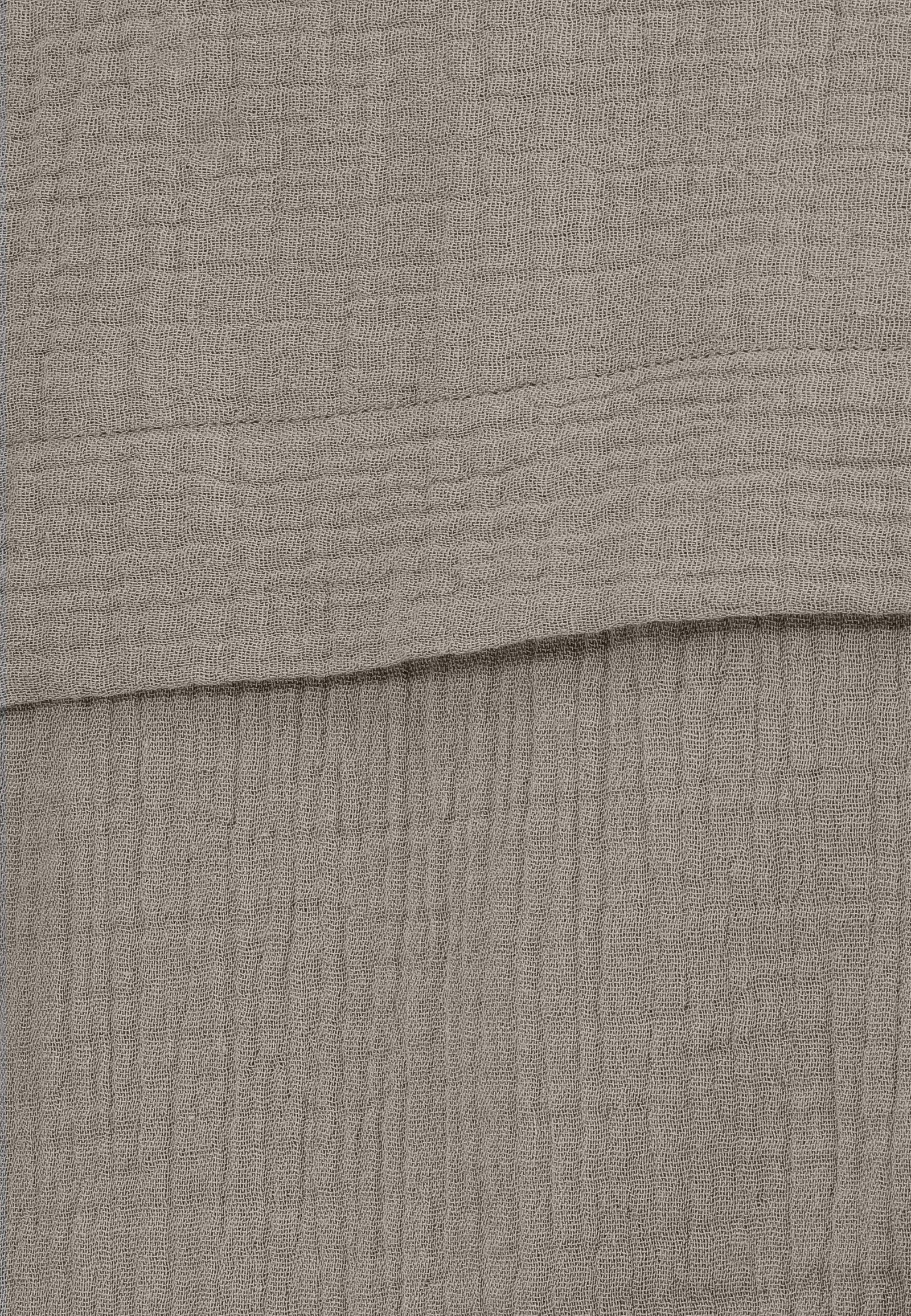 SUBLEVEL Langarmbluse Damen Musselinbluse langarm mit Kentkragen Oversizebluse aus Baumwolle