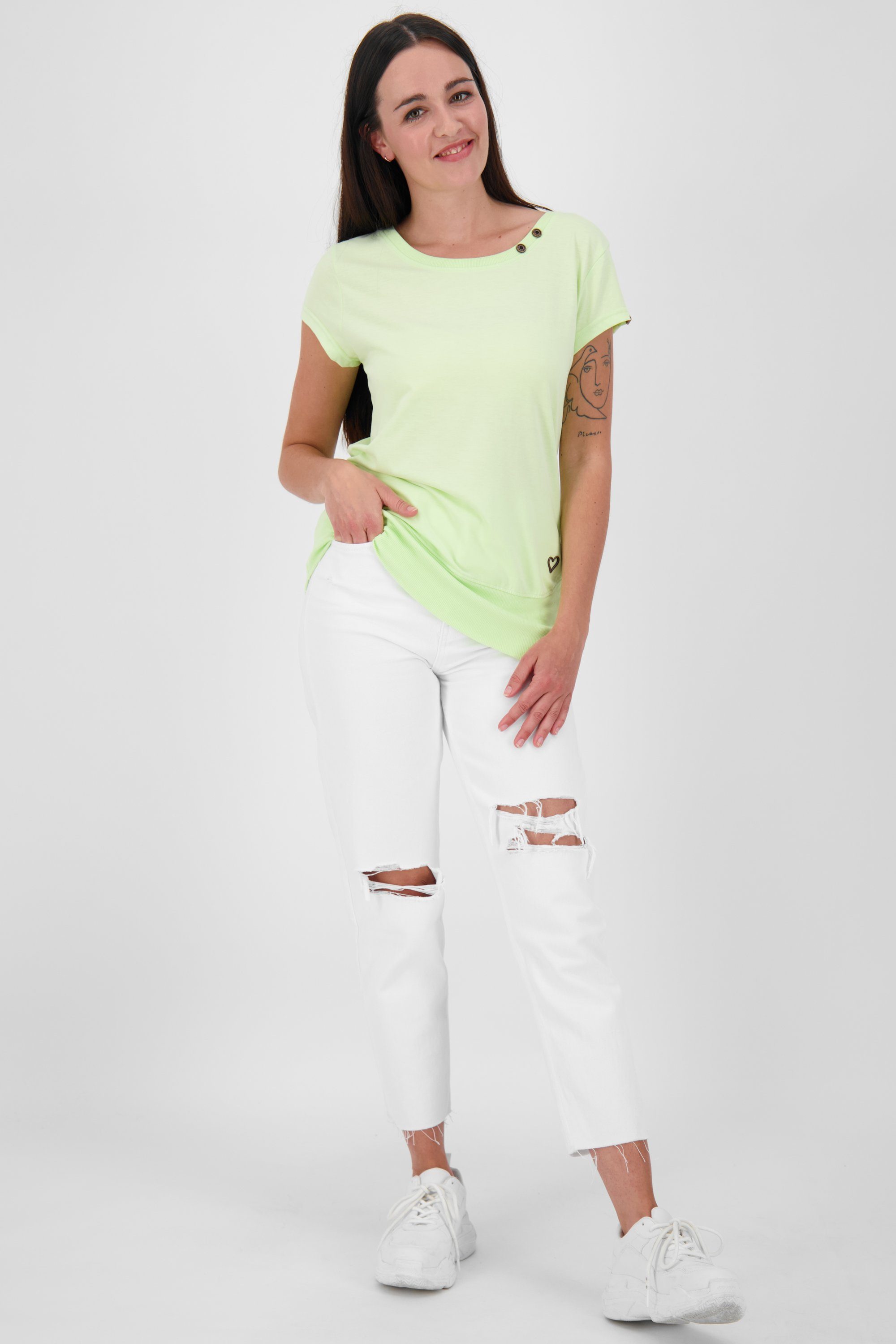 T-Shirt Shirt Alife Damen CocoAK Kickin & T-Shirt lime A