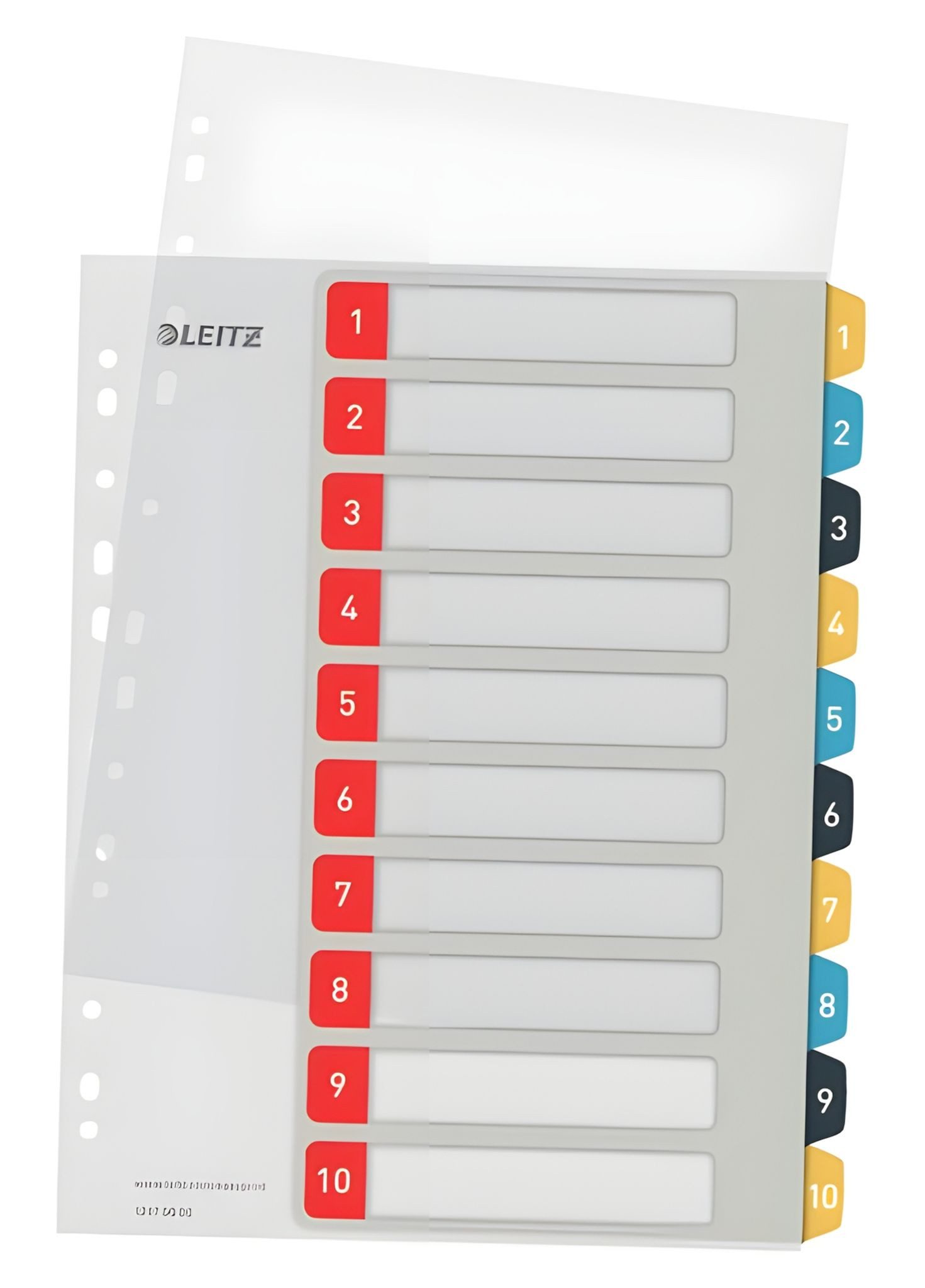 LEITZ Aktenordner LEITZ Plastikregister A4