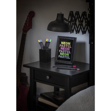 Faber-Castell Buntstift »Black Edition Dreikant-Buntstifte Neon & Pastell,«
