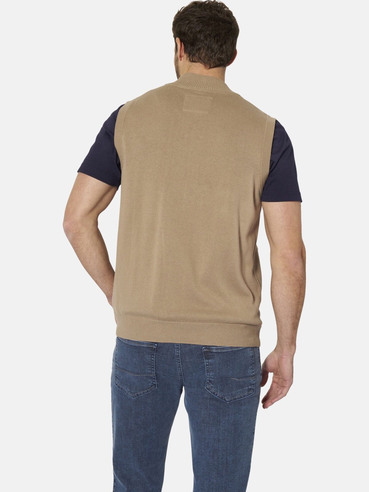 Babista Strickweste RENAR mit Collegekragen