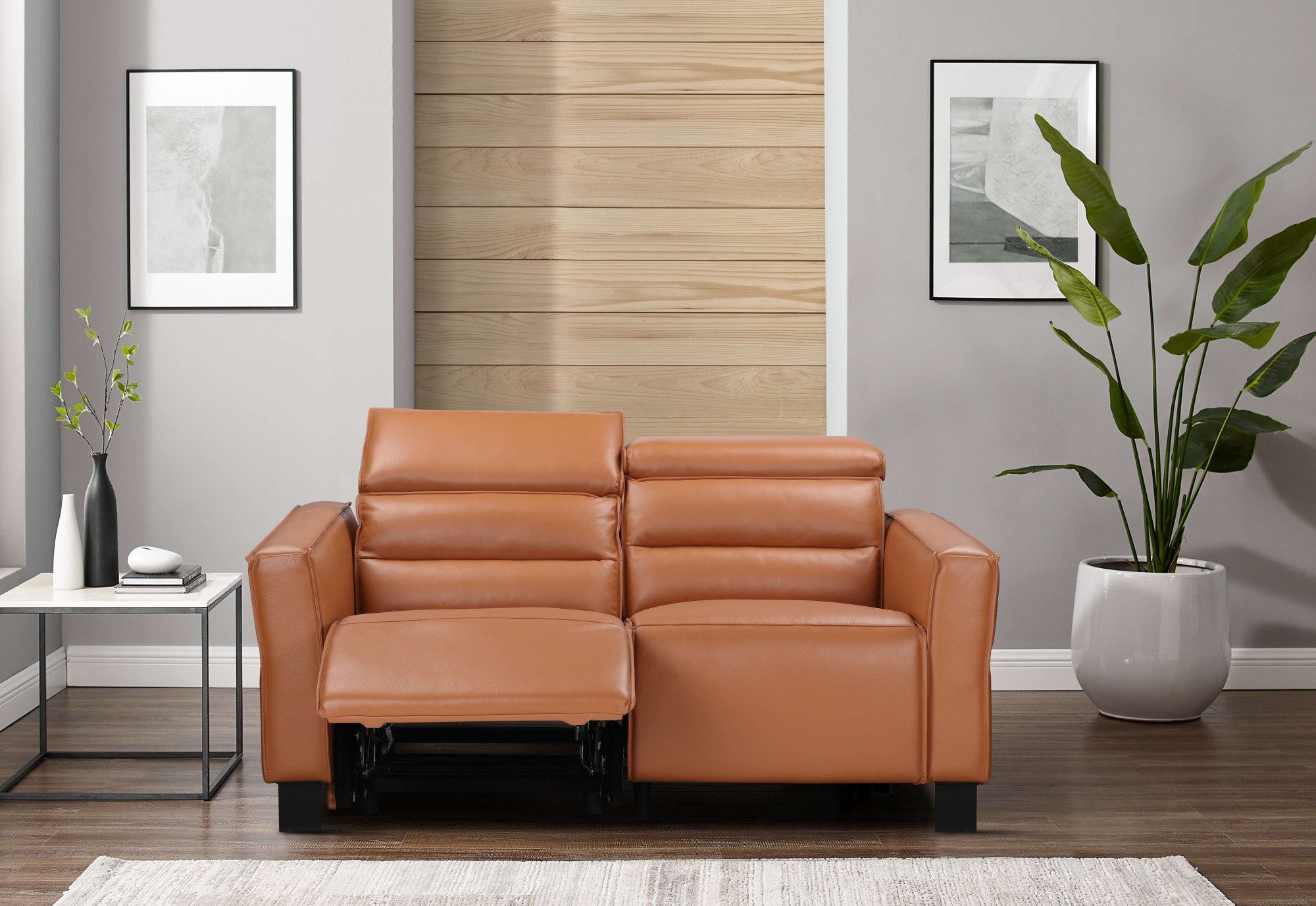 Home affaire 2-Sitzer Carpari, 162 cm, mit manueller od. elektrischer Relaxfunktion, (USB A/C), sowie Kopfteilverstellung