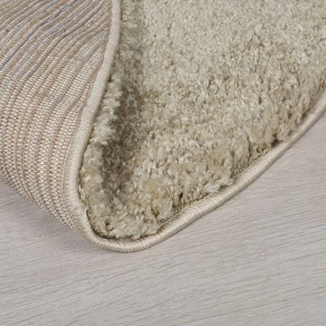 Hochflor-Teppich Feather, FLAIR RUGS, rund, Höhe: 40 mm