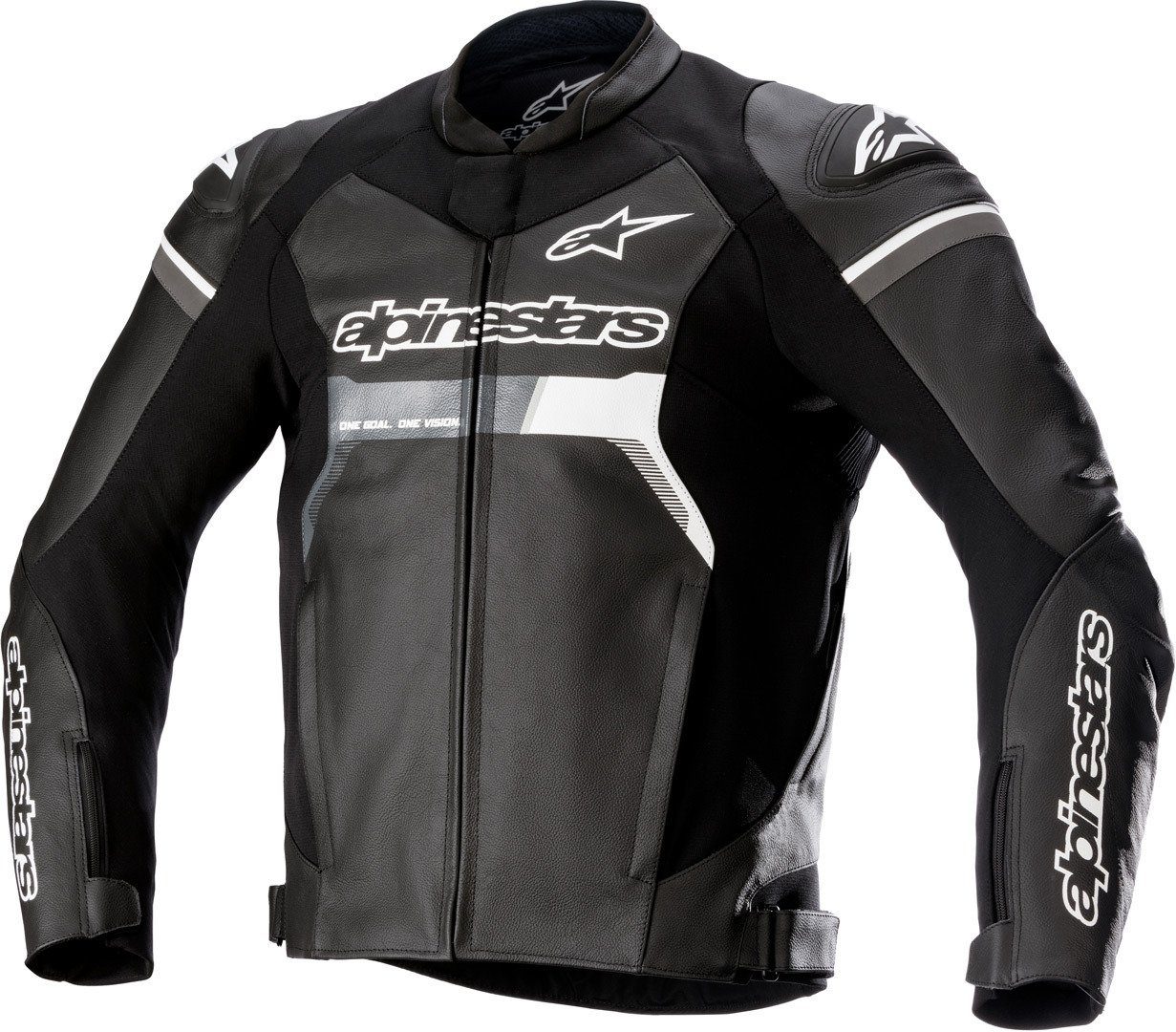 Alpinestars Motorradjacke GP Force Motorrad Lederjacke Black