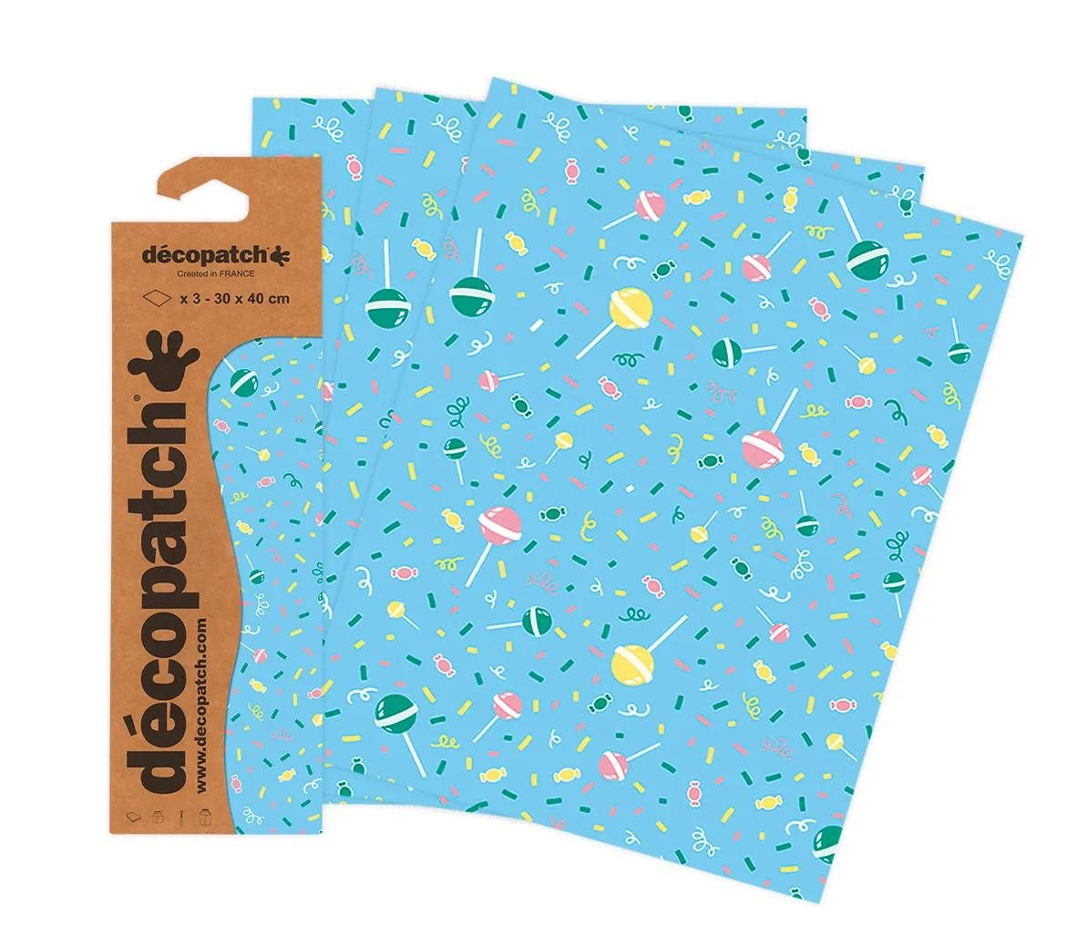 Thumbnail - CLAIREFONTAINE Bastelkartonpapier 6x Pkg 3Bl identisch Ref 906 - C906C, DECO-Papiers
